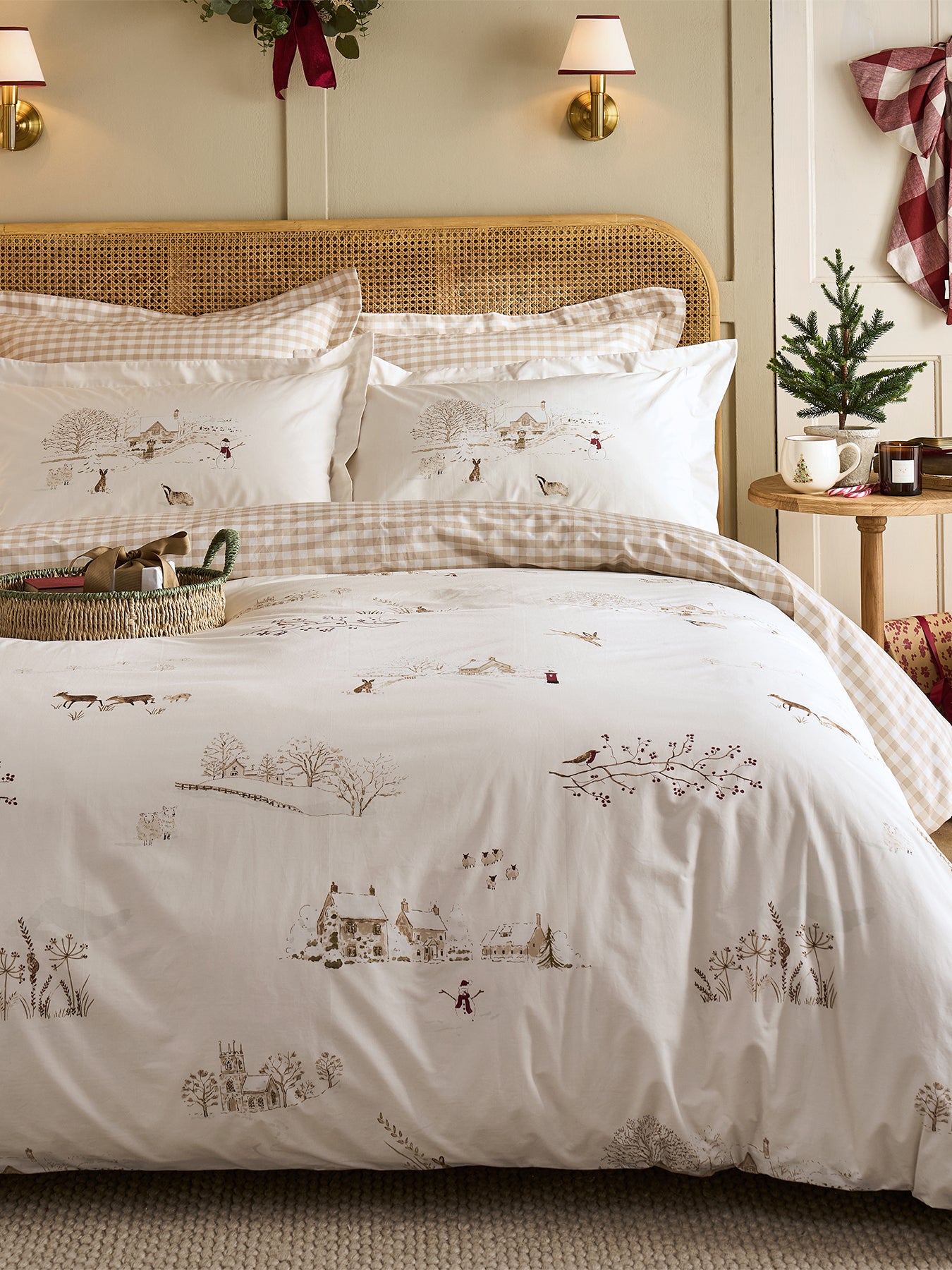 Winter Scene Quilt Set
