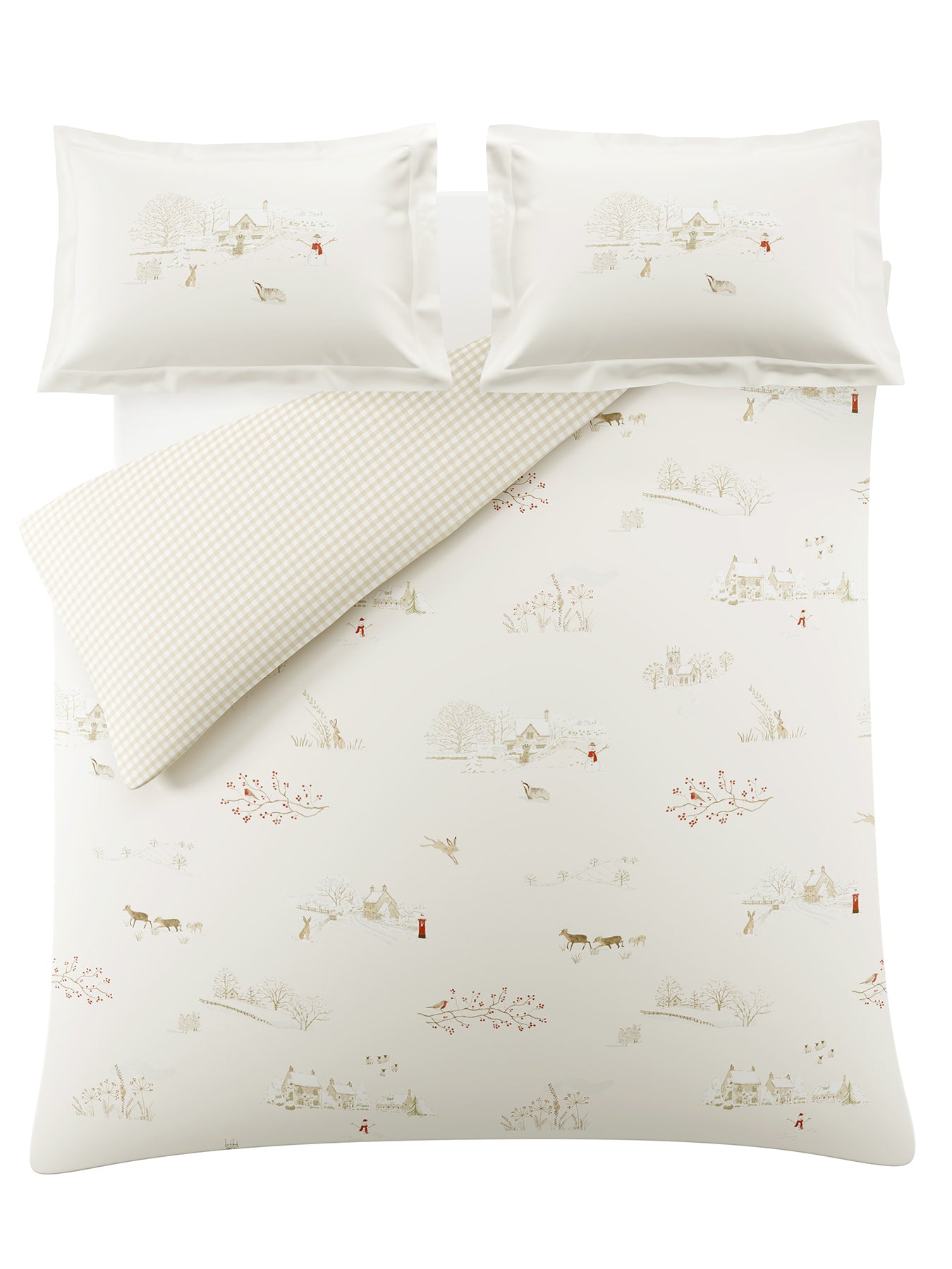 Winter Scene Quilt Set