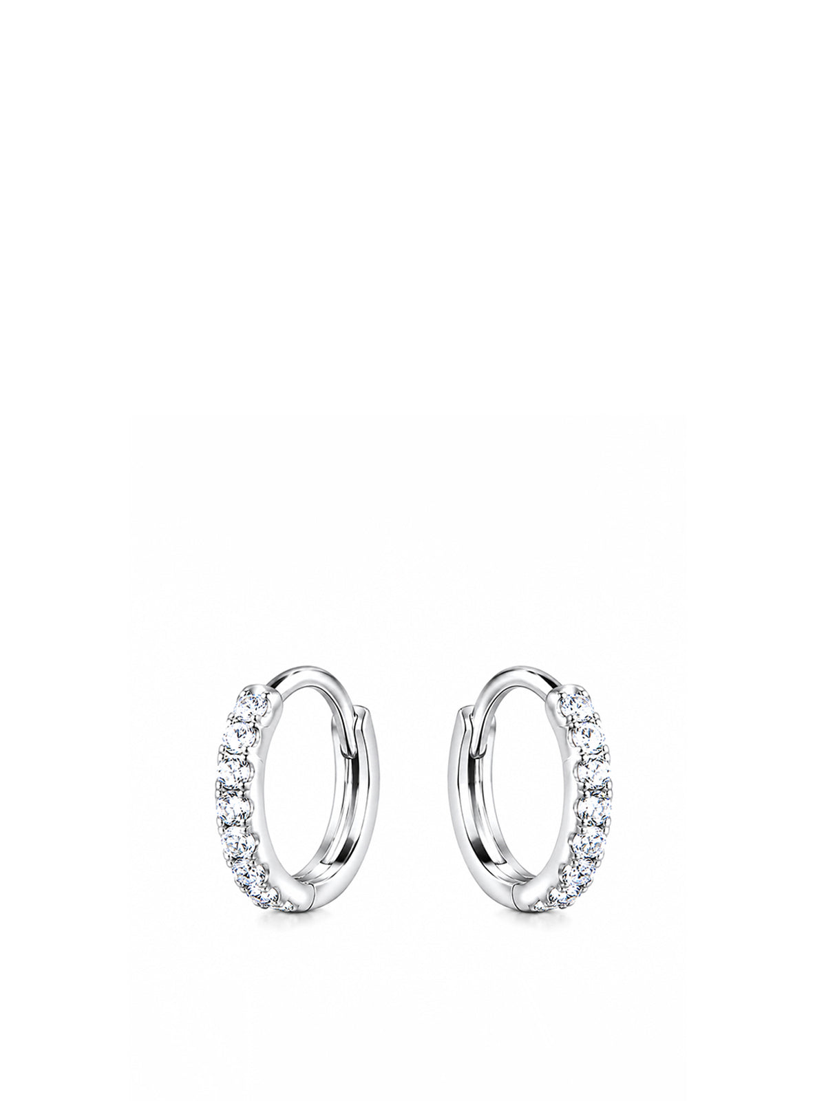 Sterling Silver Huggie Earrings