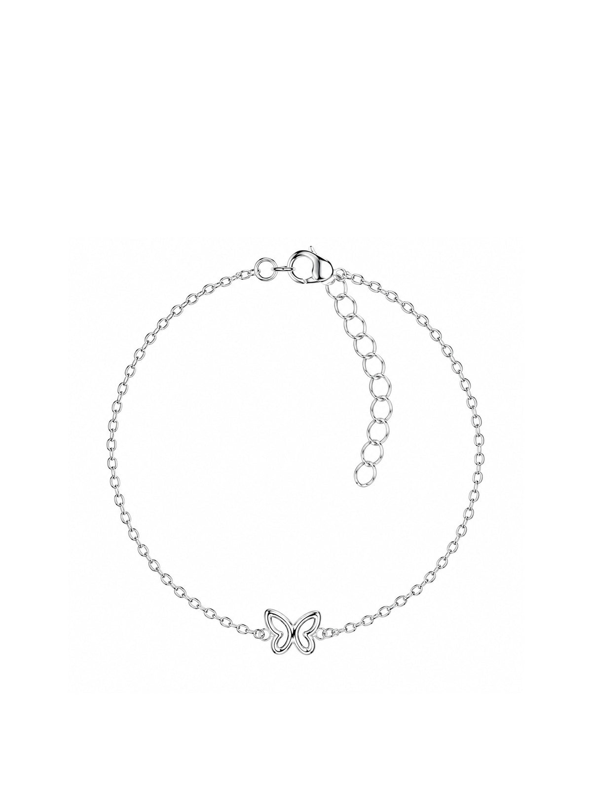 Sterling Silver Butterfly Bracelet