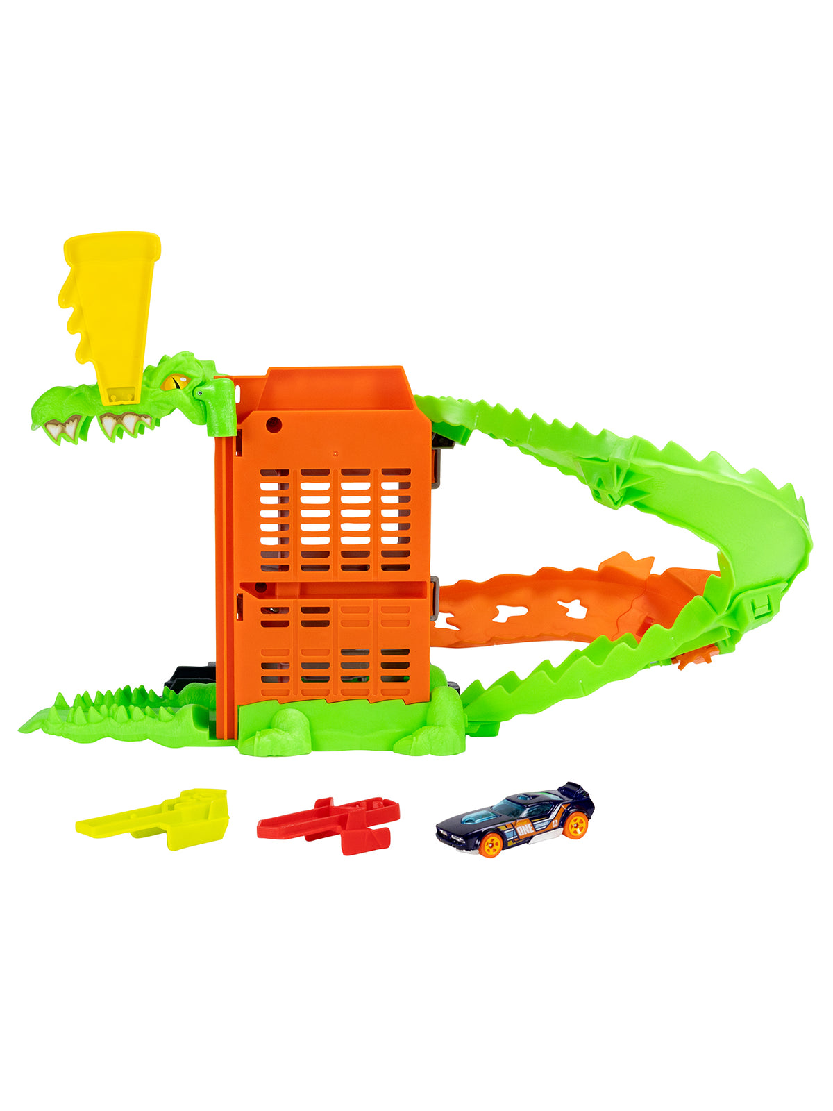Hot Wheels City Nemesis Crocodile Pizzeria Playset