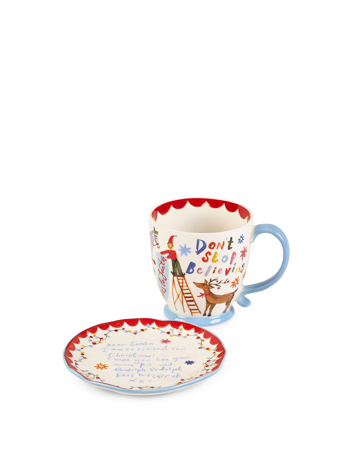 Gift Mug & Treat Plate Set - Multi