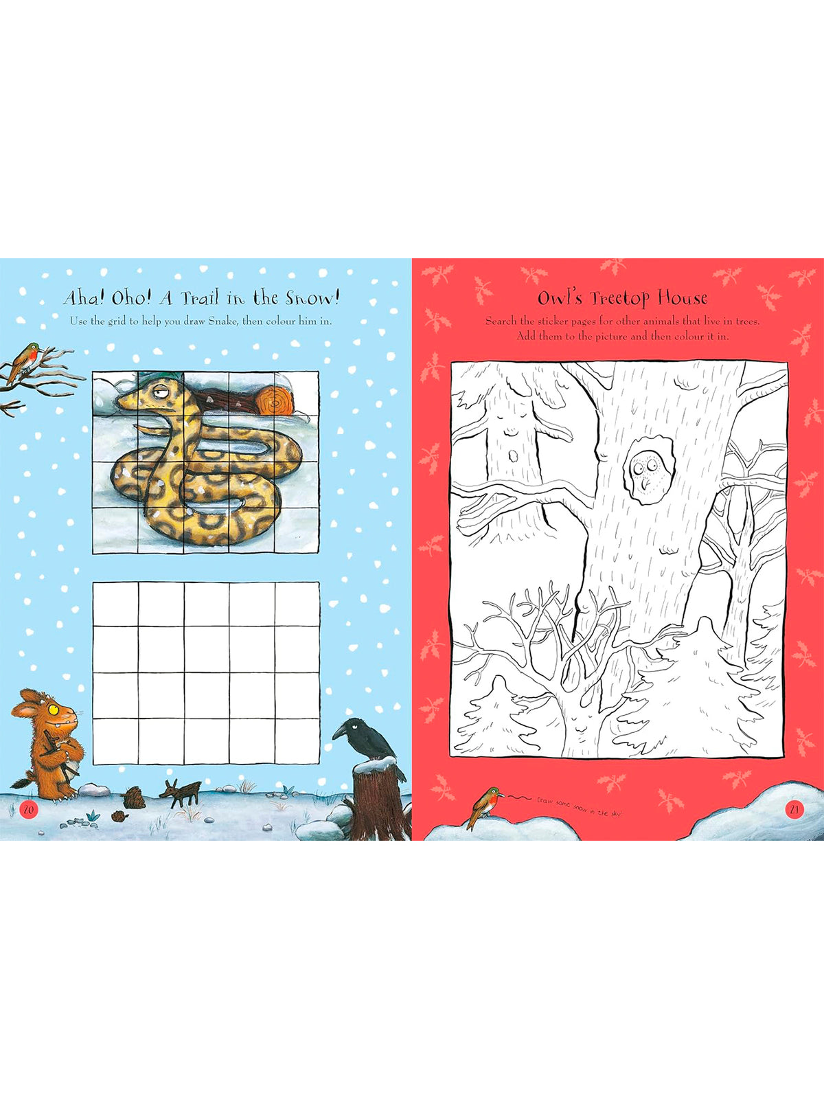 The Gruffalo And Friends Festive Super Sticker Book