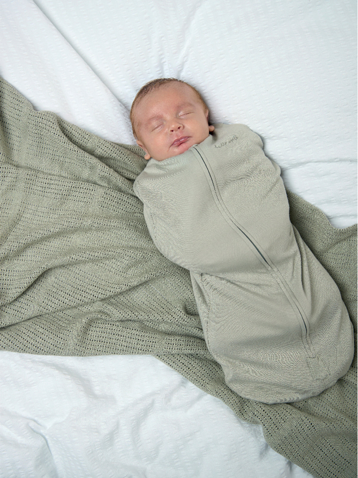 Bamboo Blend Swaddle 0-3 Months 1.0 Tog - Sage