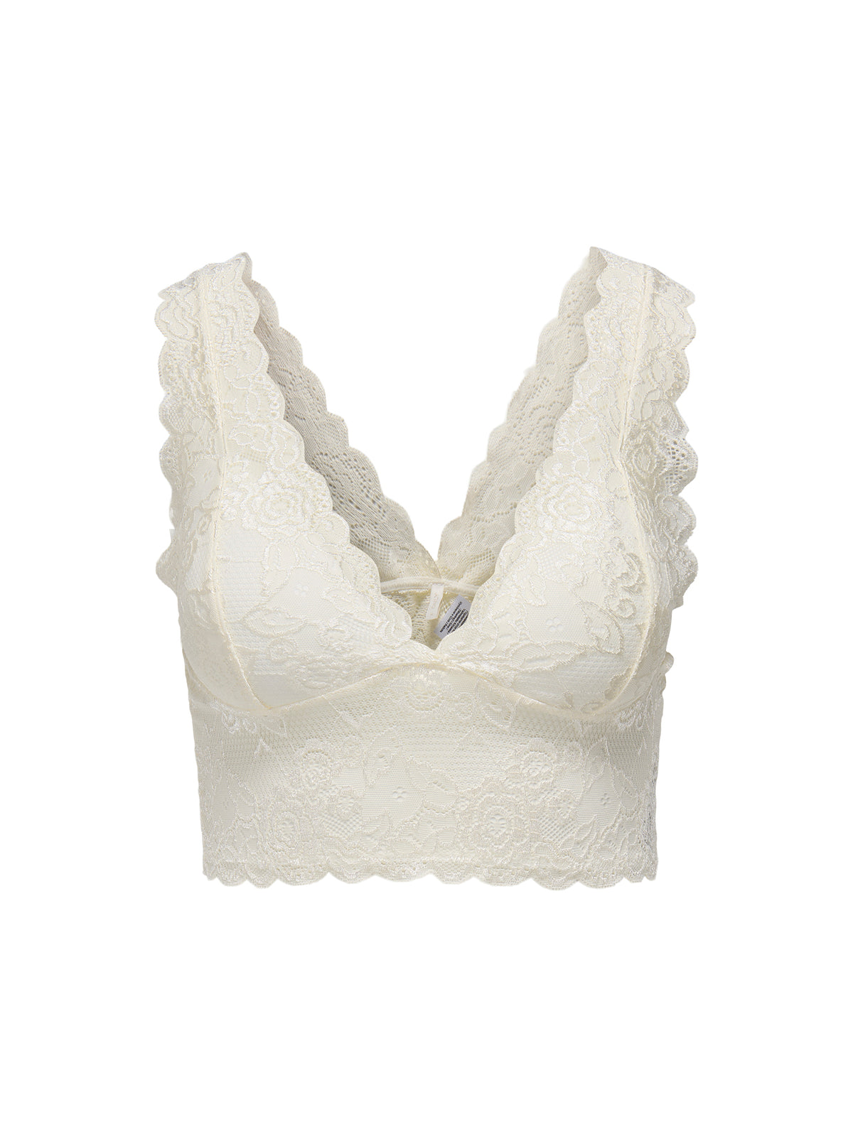 Chloe Lace Padded Bralette - Cloud Dancer