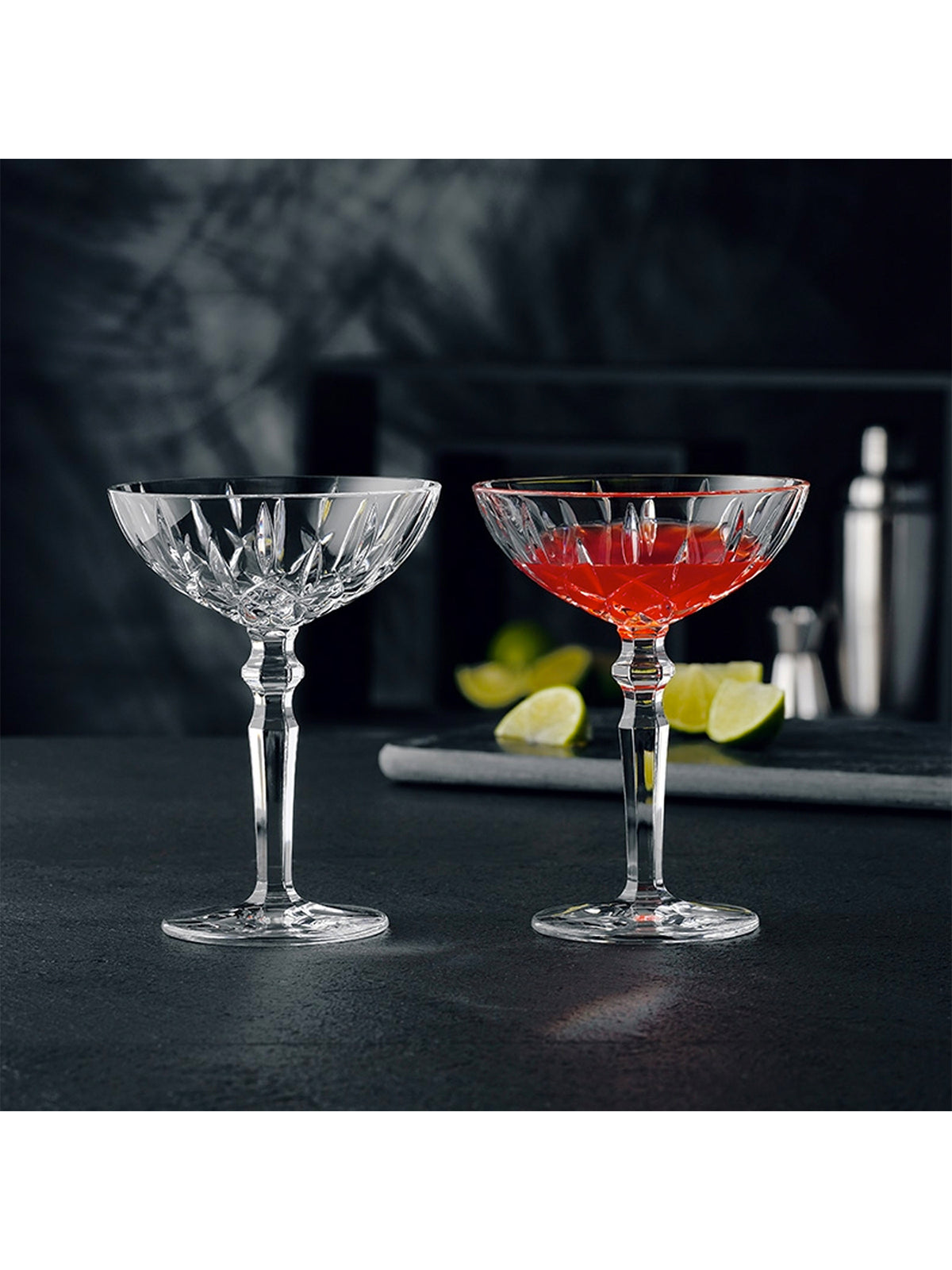 Crystal Cocktail Glasses Set of 2
