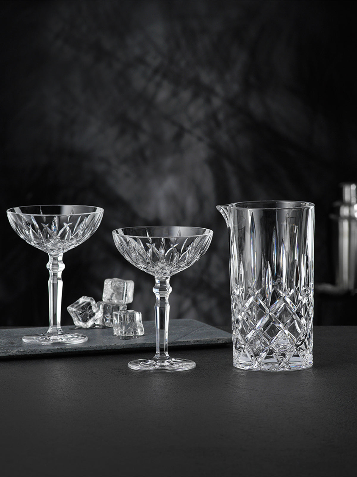 Crystal Cocktail Glasses Set of 2