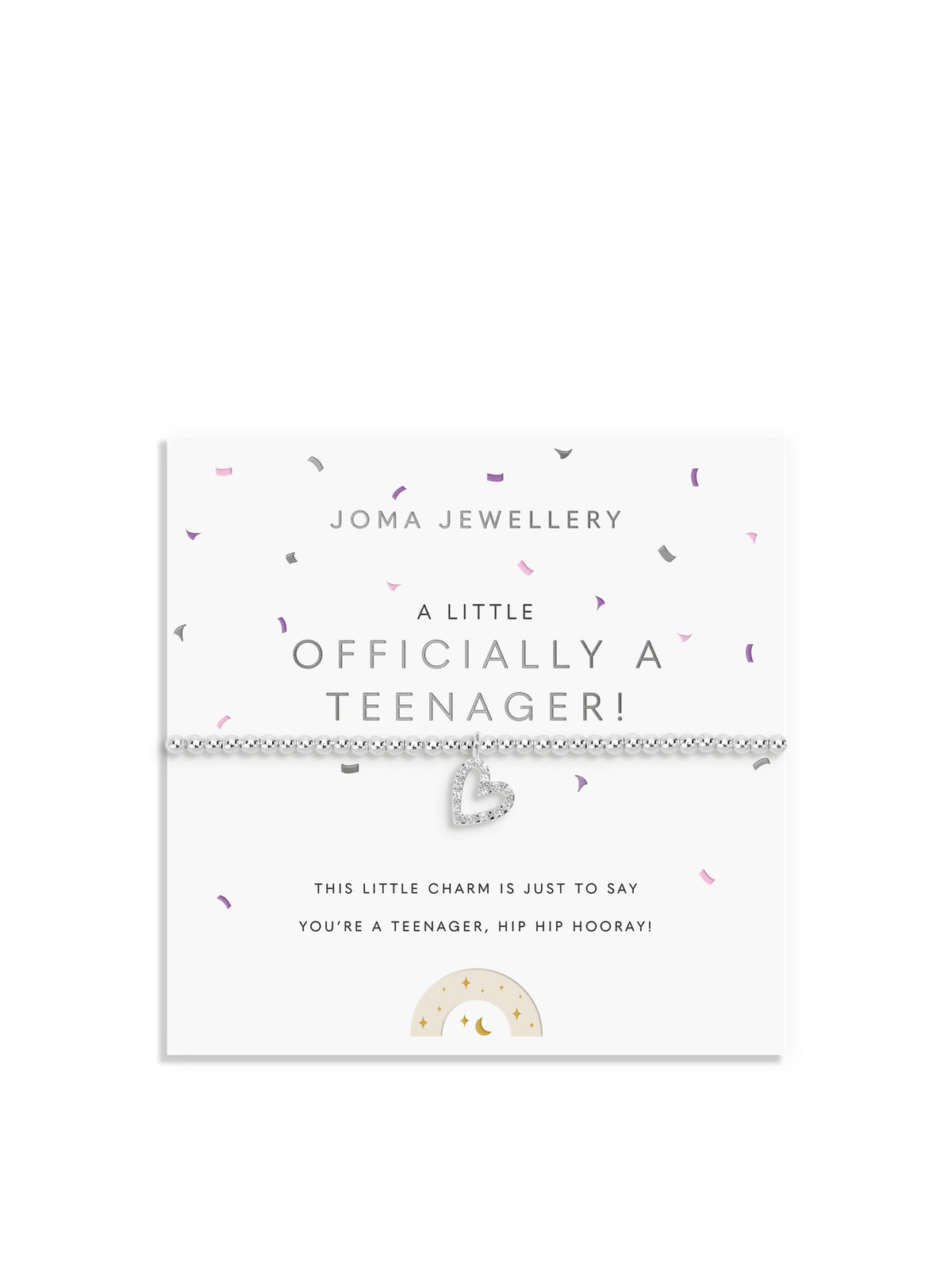 A Little Officially a Teenager Silver-Plated Bracelet