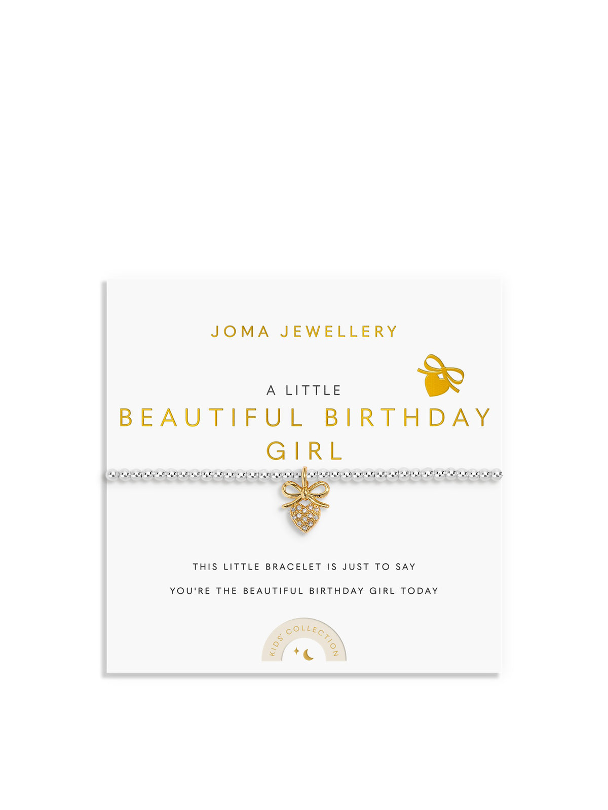 A Little Beautiful Birthday Girl Silver & Gold-Plated Bracelet