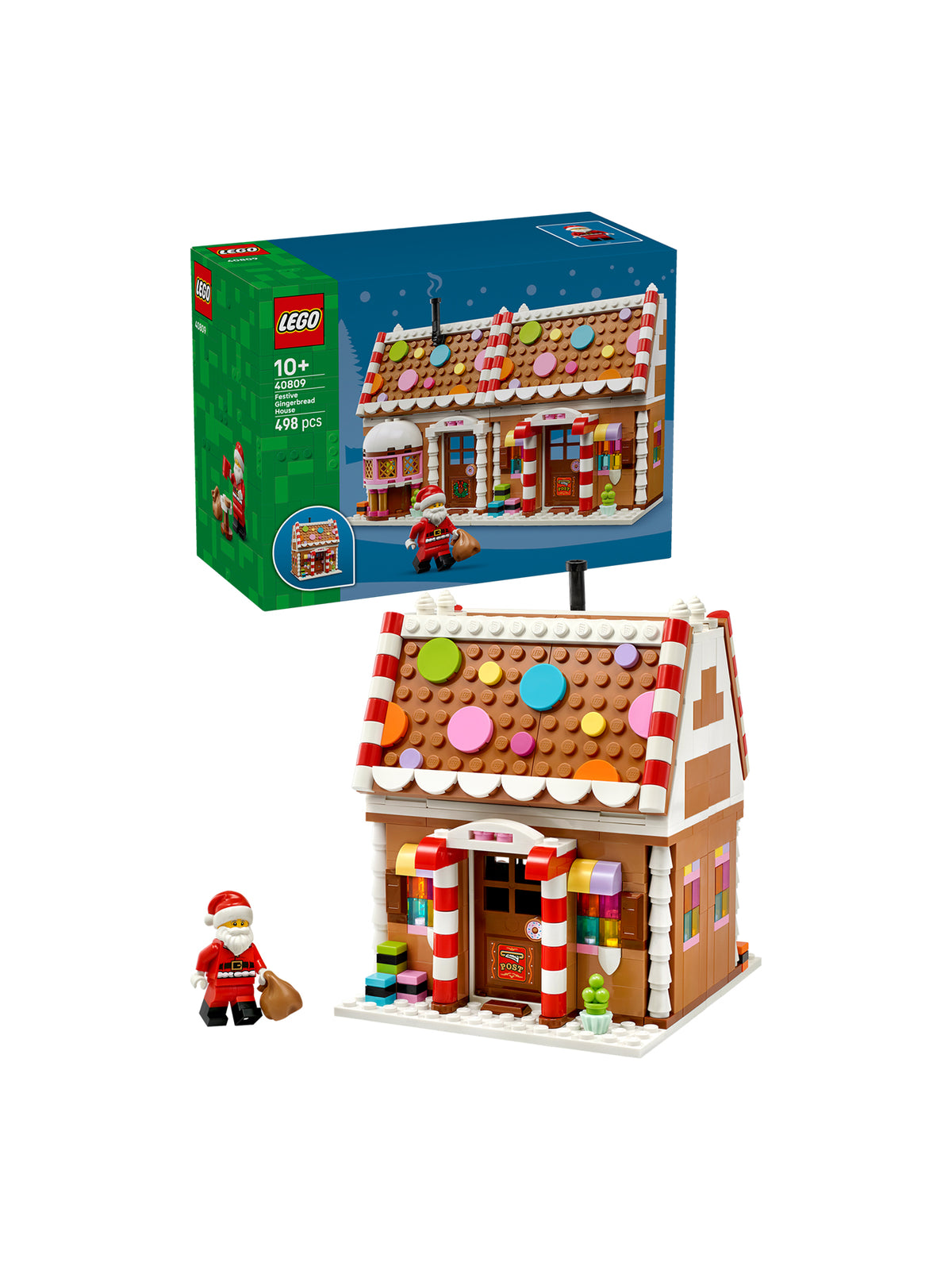 Festive Gingerbread House Construction Set