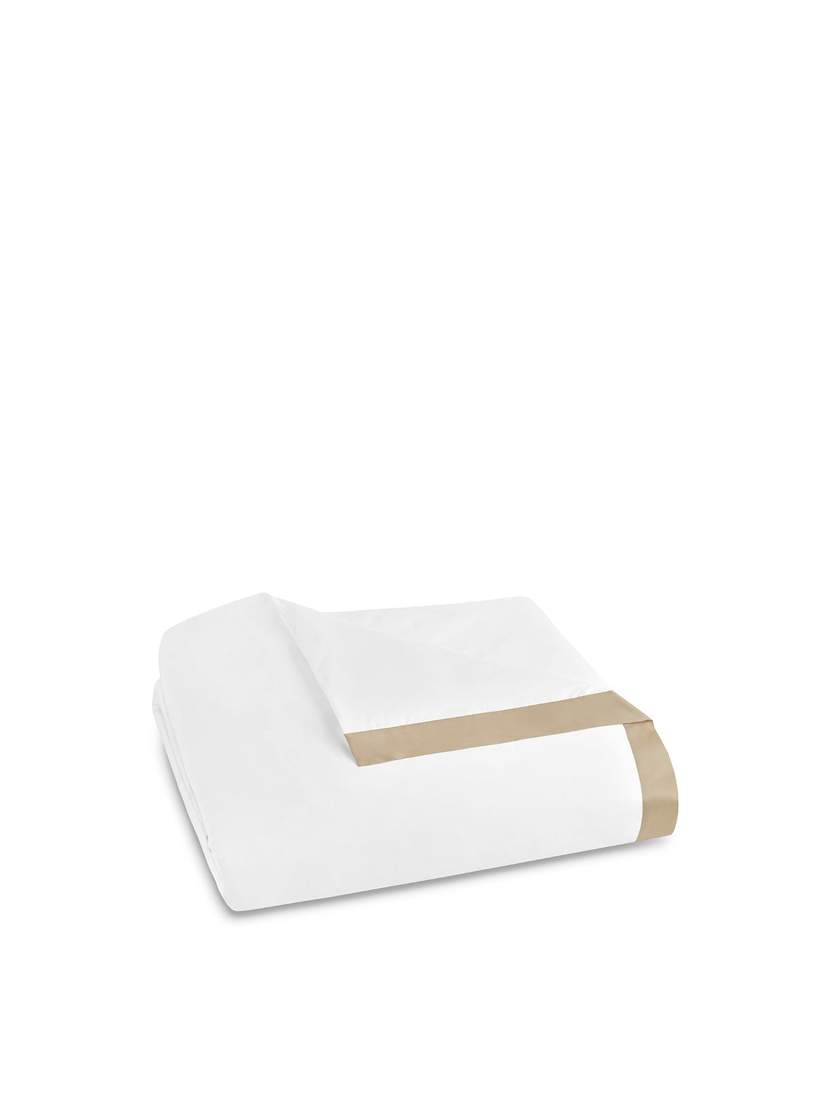 Tyne Duvet Cover White/Camel