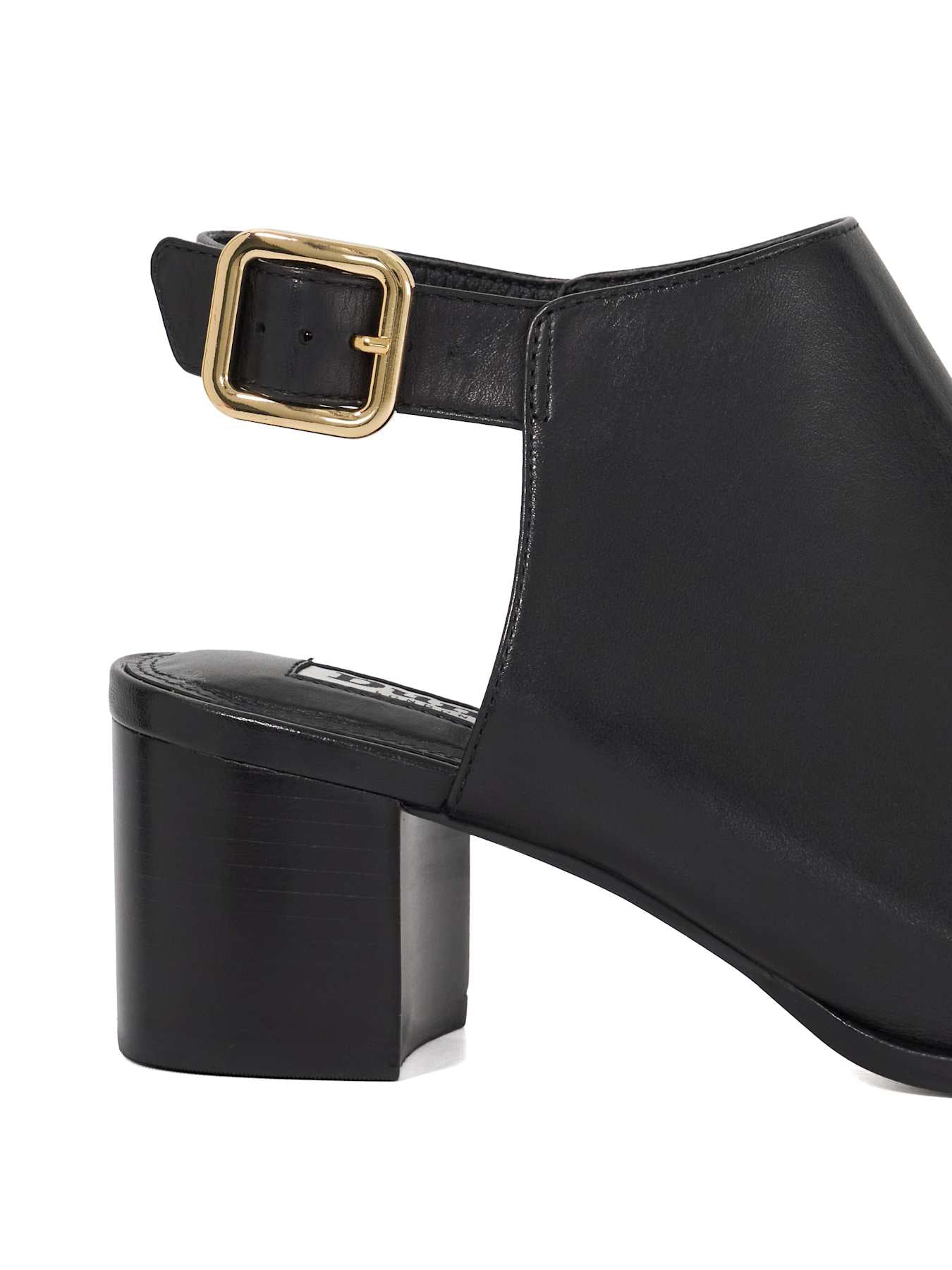 Joupin Leather Ballet Flats Black