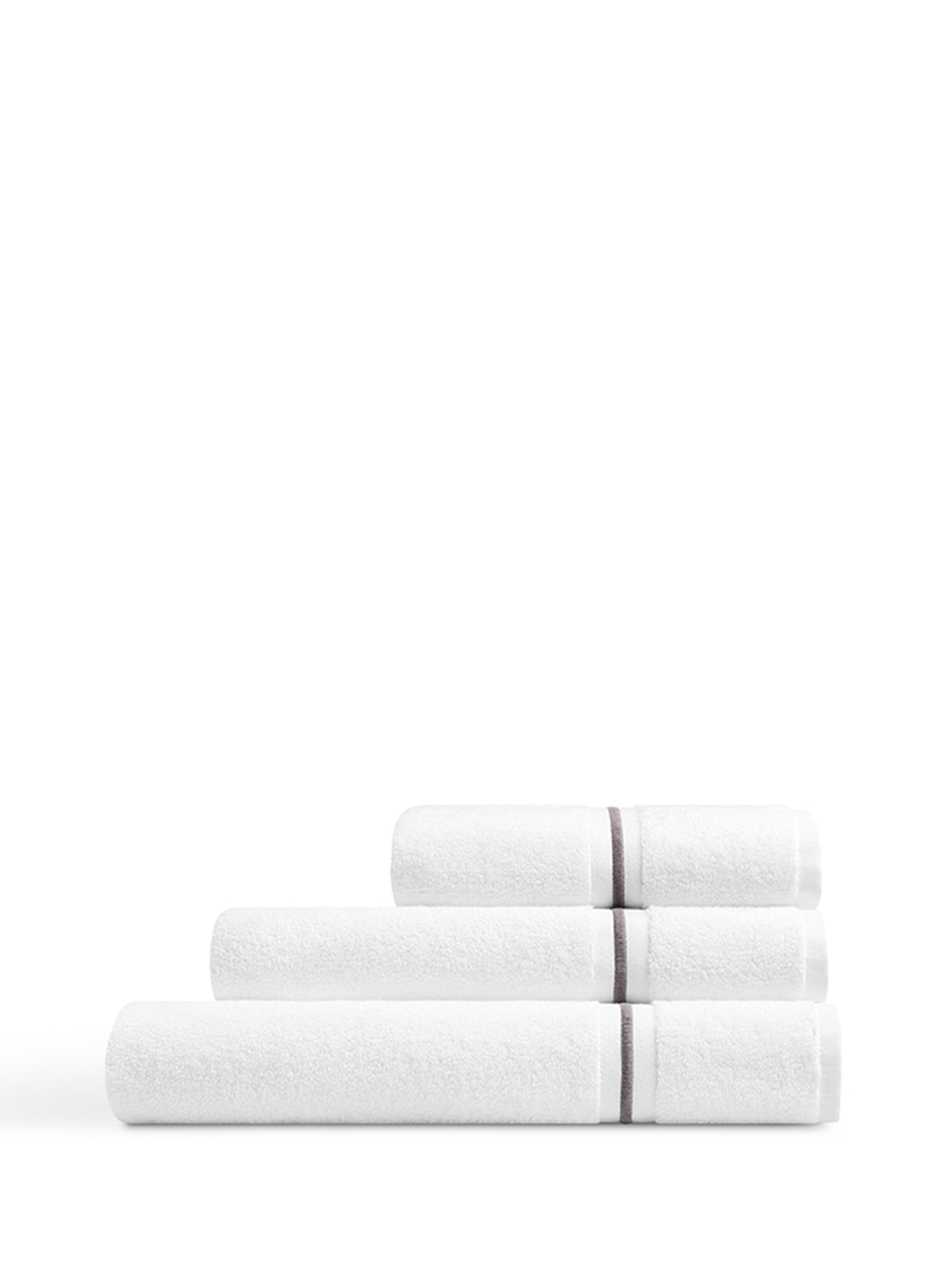 Claygate Bath Towel White/Silver