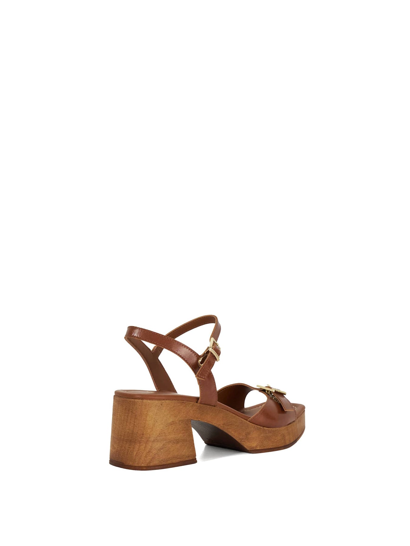 Jeane Leather Ballet Flats Brown