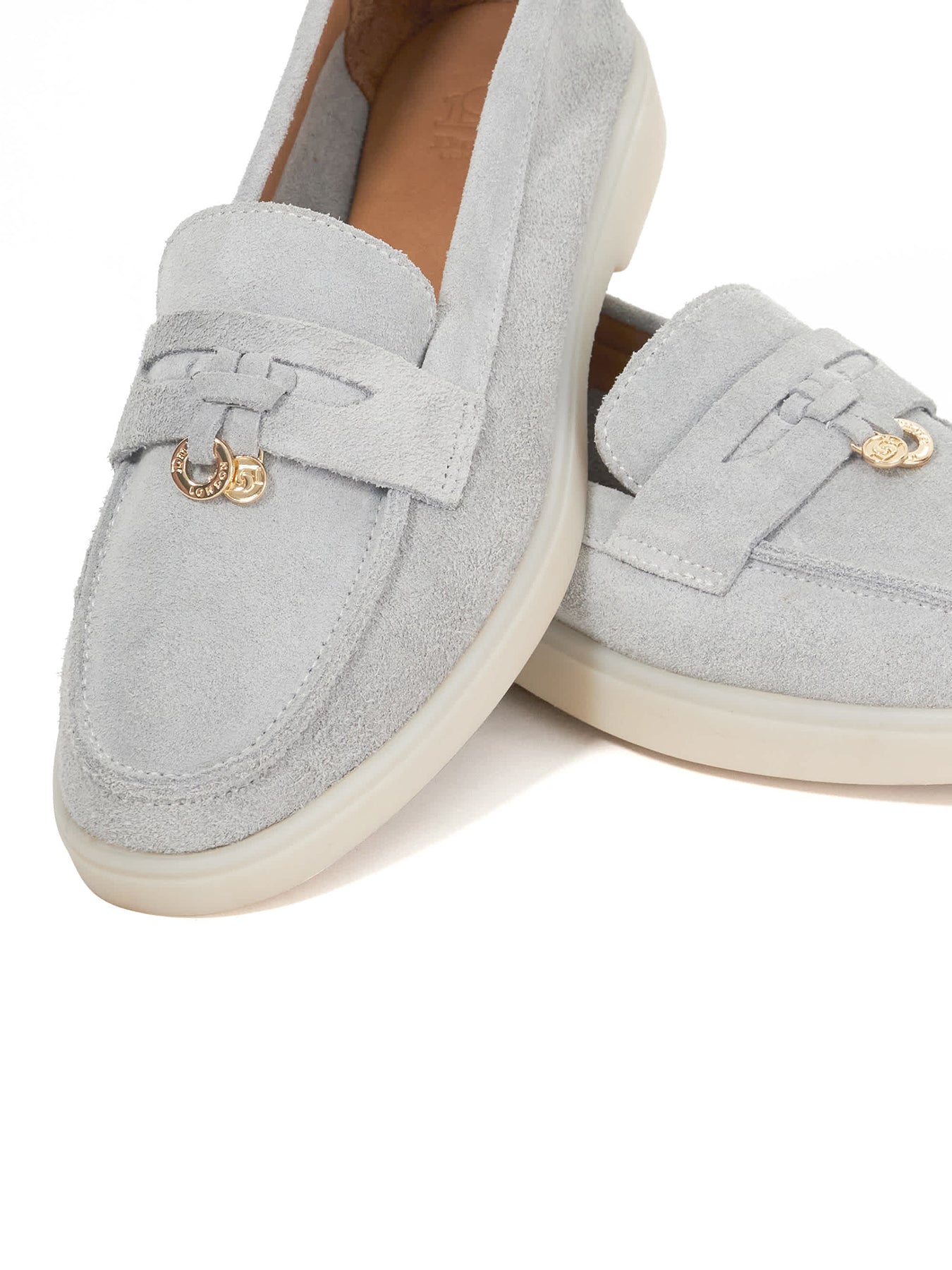 Grinning Heeled Sandals Blue