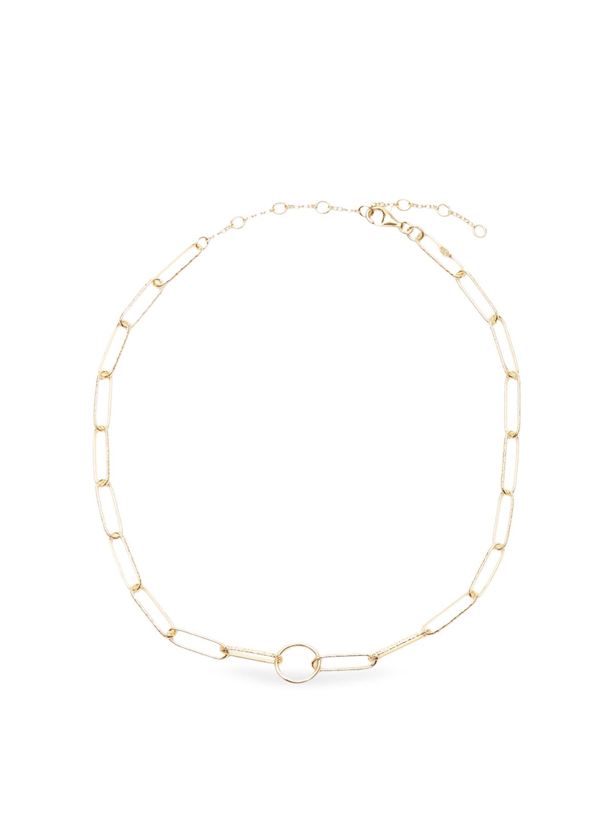 Charm Chain Necklace 18kt Gold Plated Silver