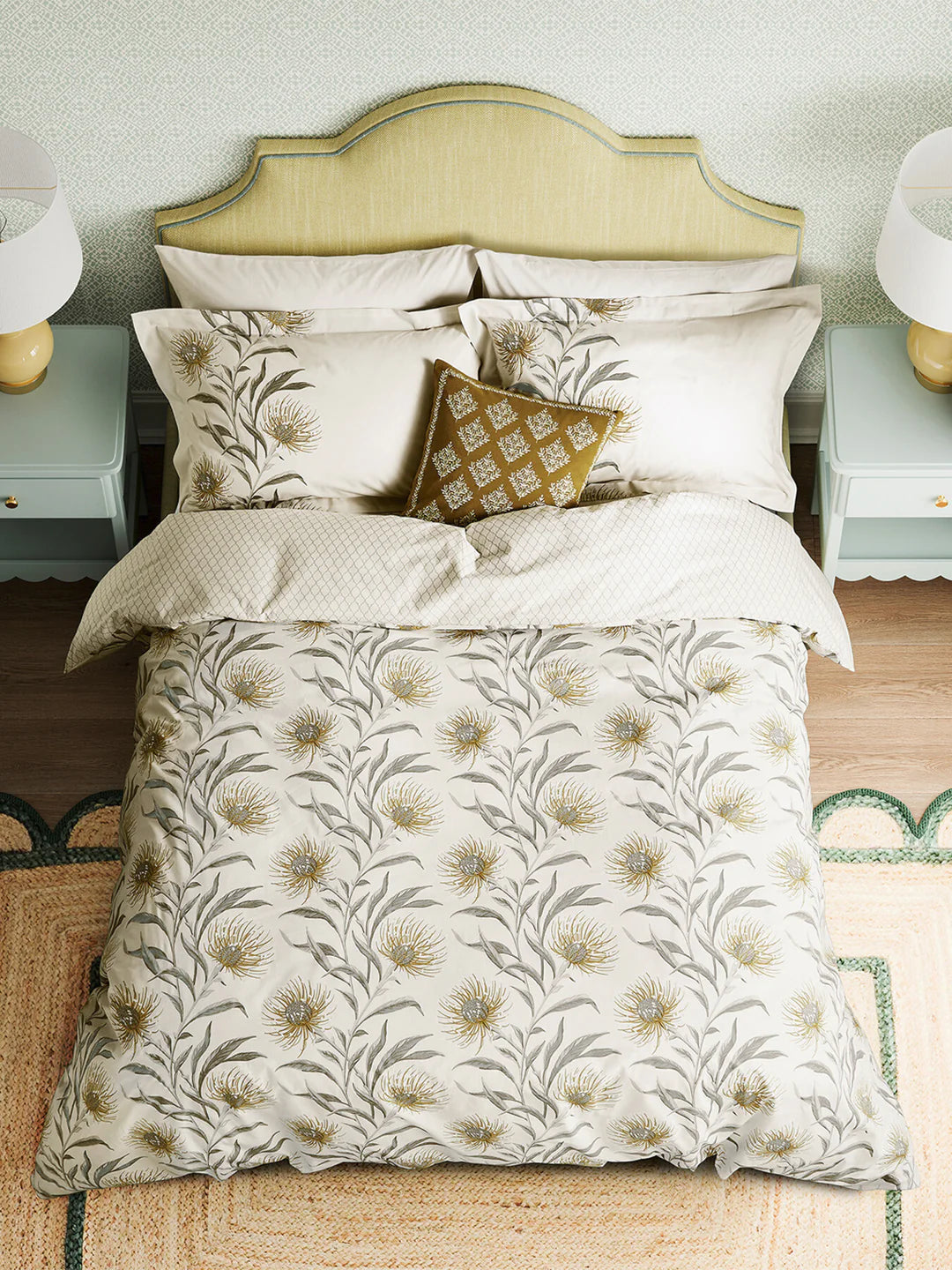 National Trust Catherinae Collection with Matching Pillowcase