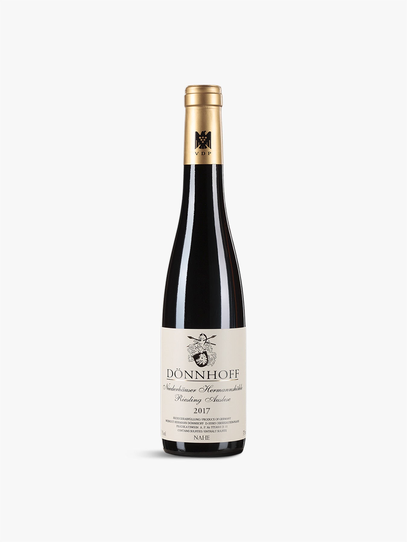 Niederhäuser Hermannshöhle Riesling Auslese Gold Capsule Halves 37.5cl