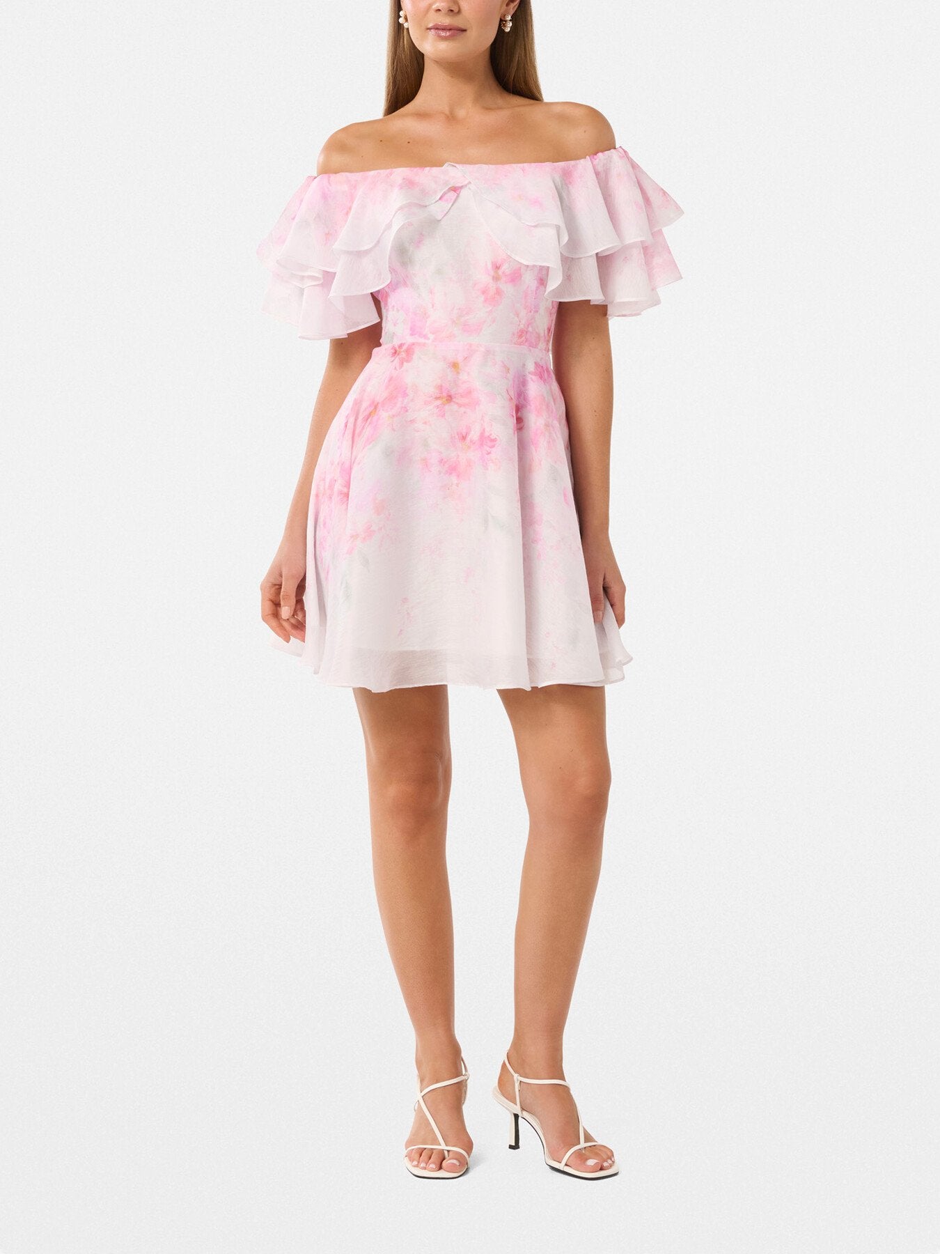 Ellie Ruffle Mini Dress