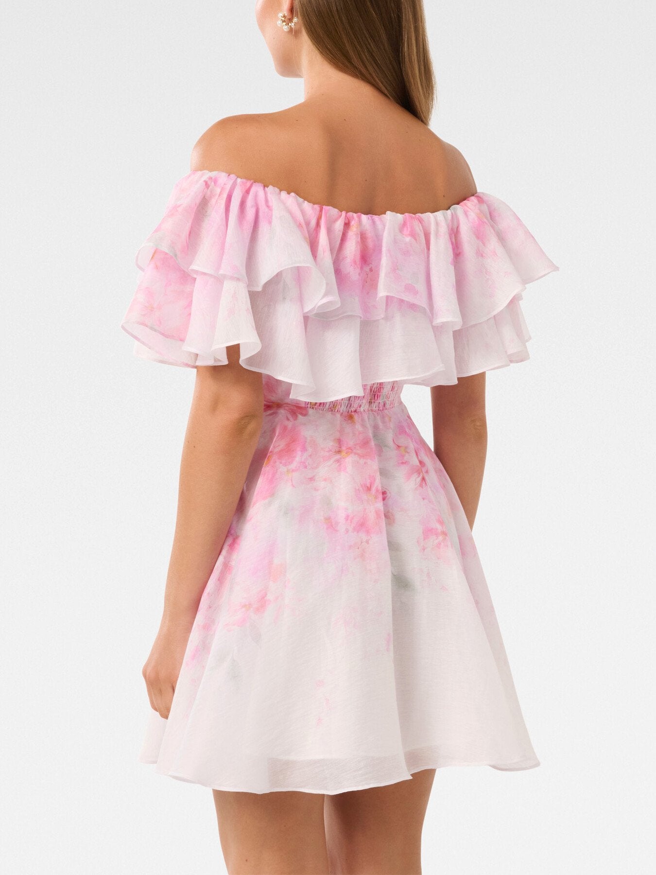 Ellie Ruffle Mini Dress