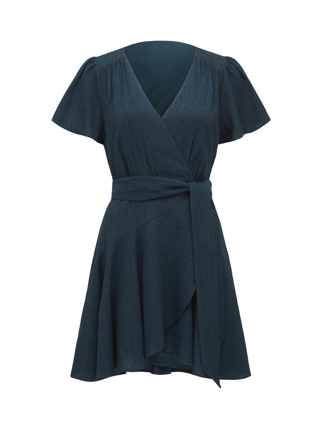 Chrissie Flutter Sleeves Mini Dress
