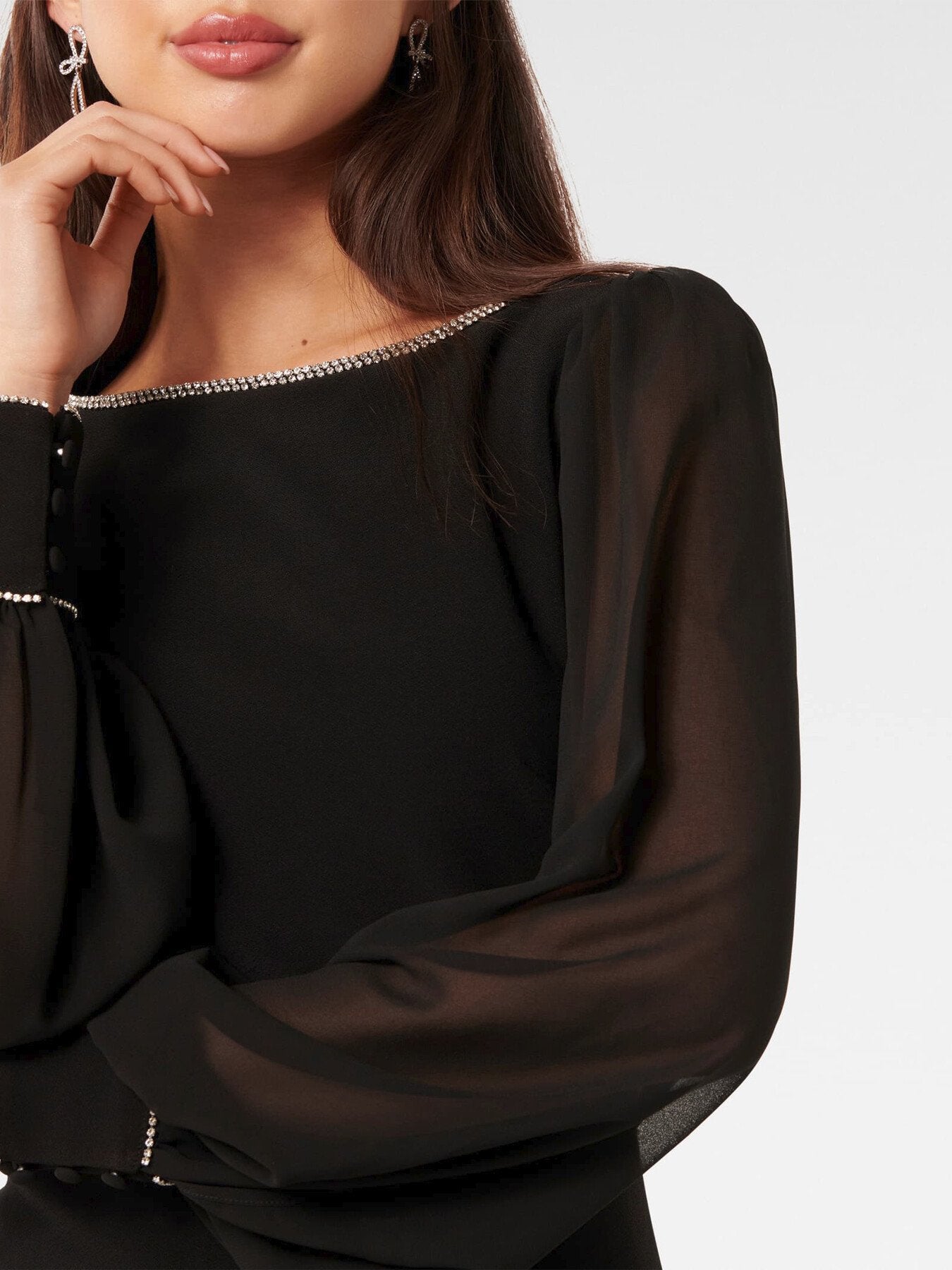 Indie Embellished Mini Dress