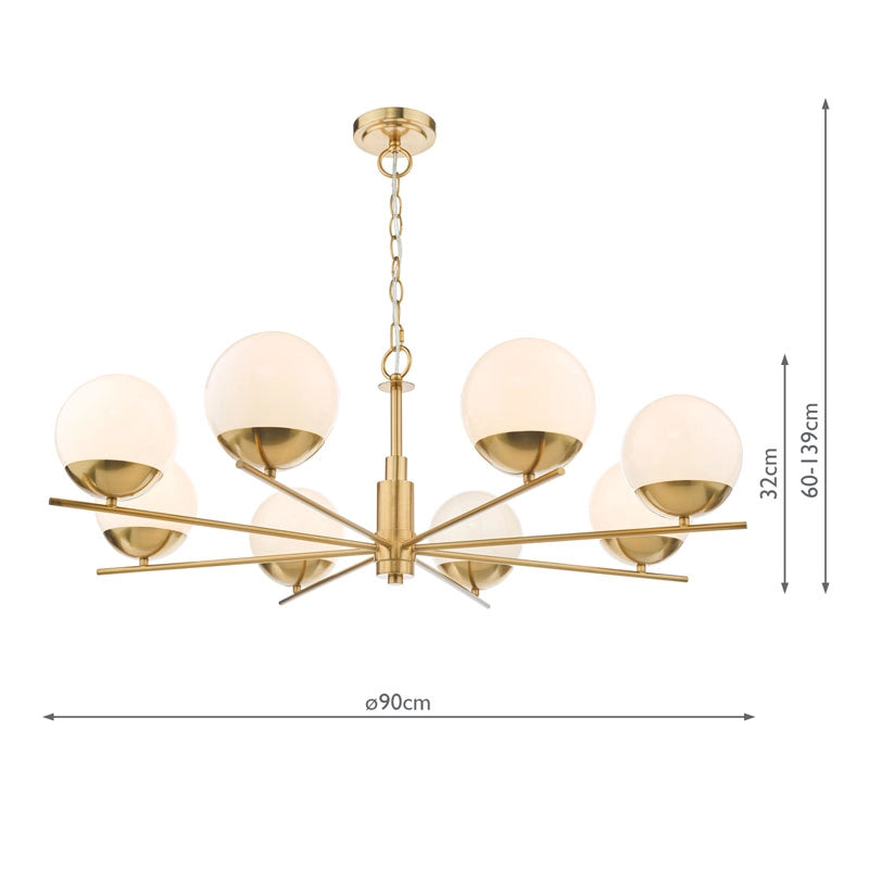 Bombazine 6 Light Pendant