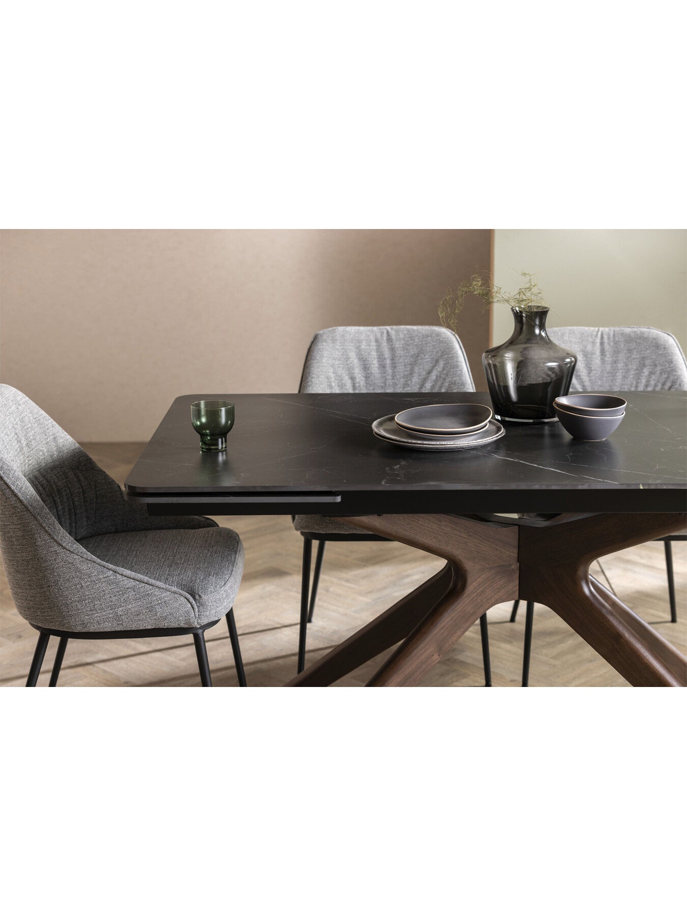 Grey Hatton Light Grey Fabric Dining Chair