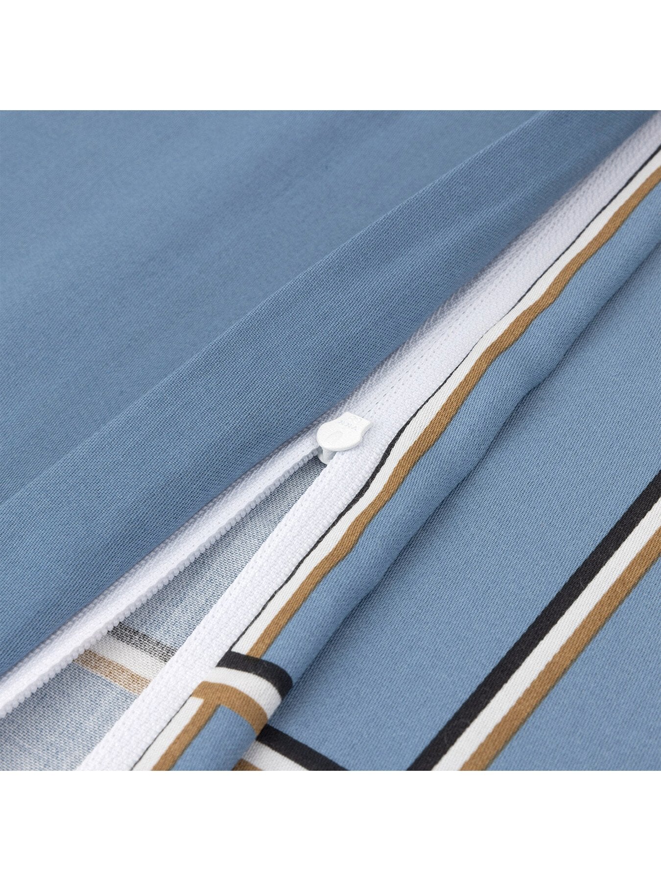 Boss Check Duvet Cover Blue
