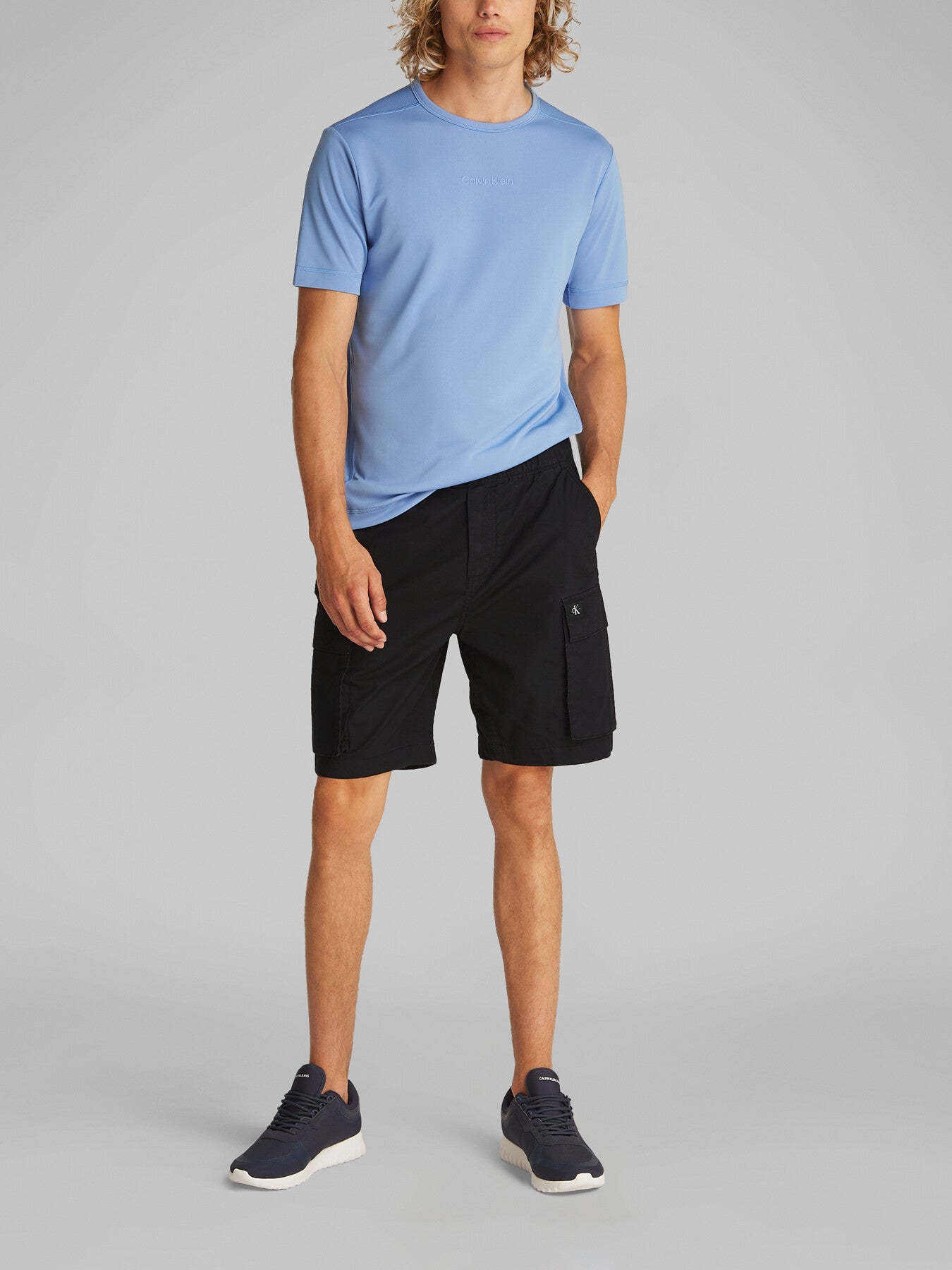 Straight Twill Cargo Shorts