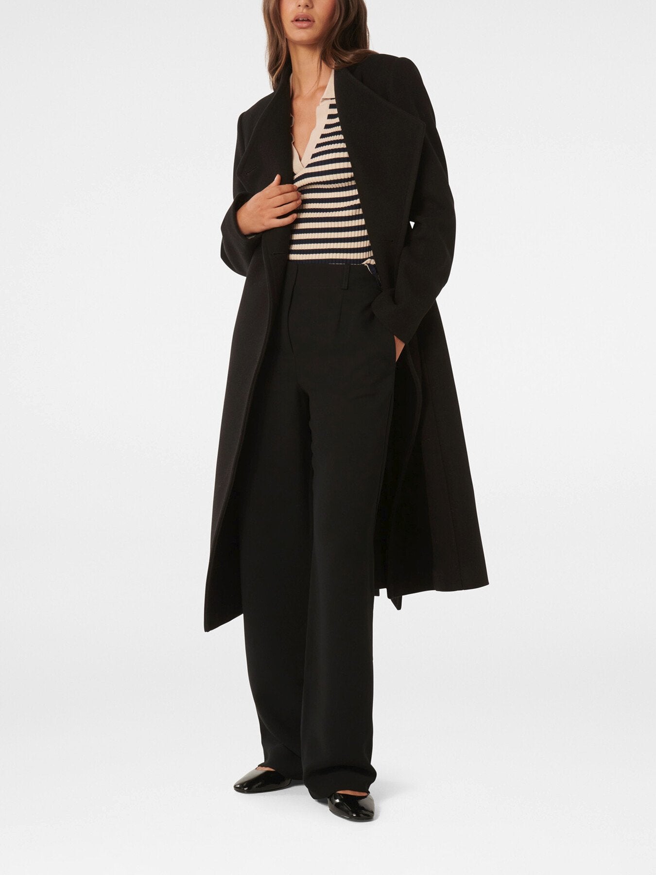 Ari Funnel Neck Coat