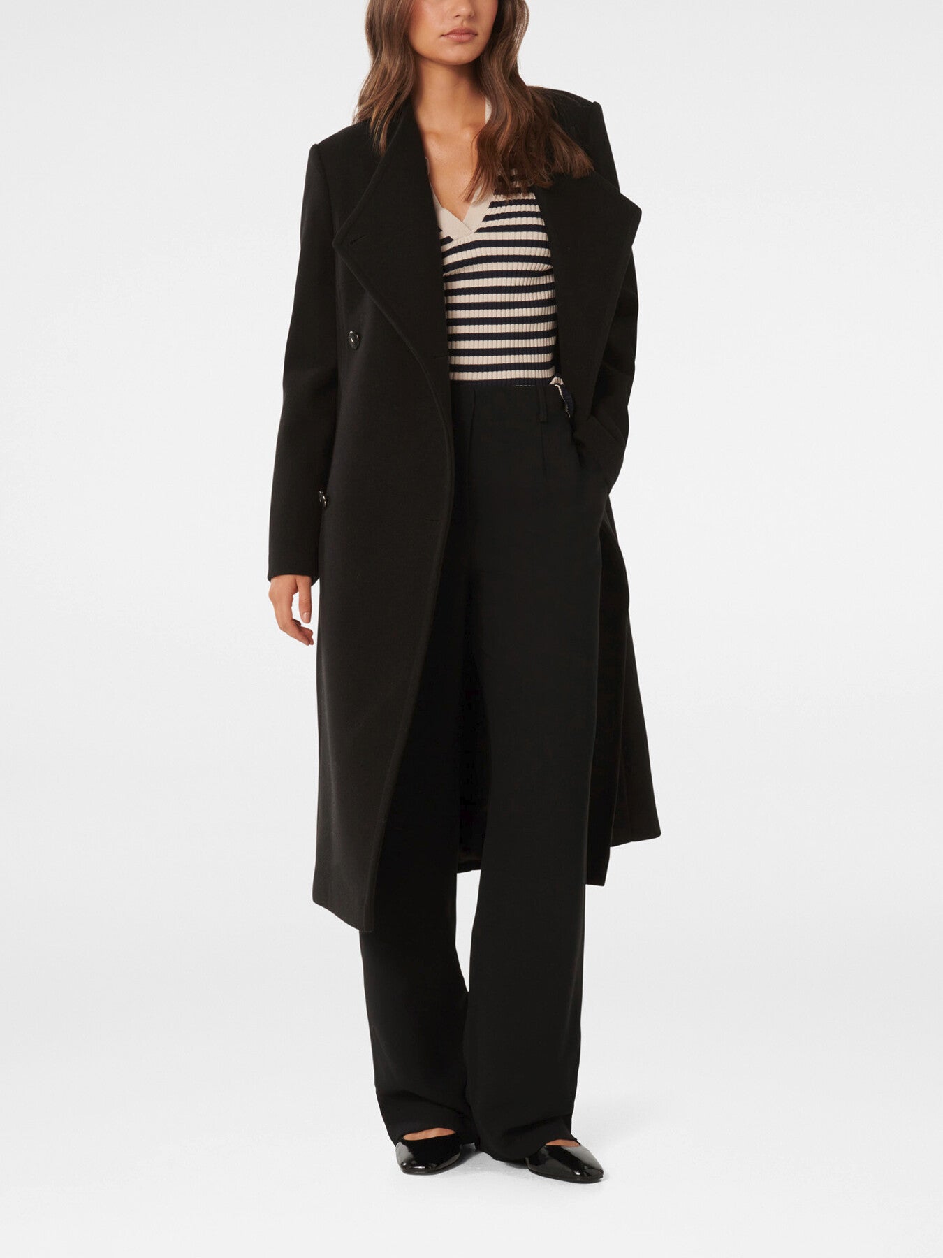 Ari Funnel Neck Coat