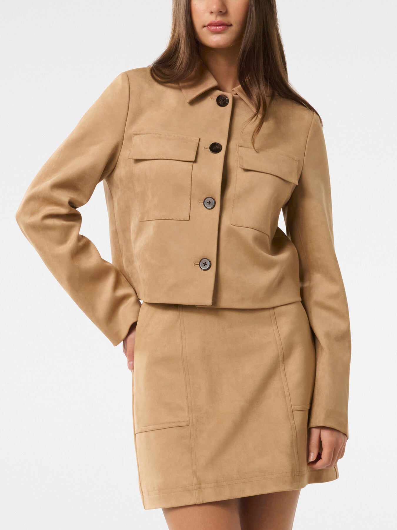 Tyla Vegan Suede Jacket