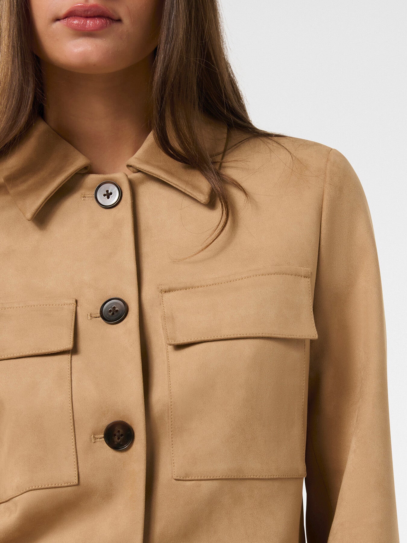 Tyla Vegan Suede Jacket