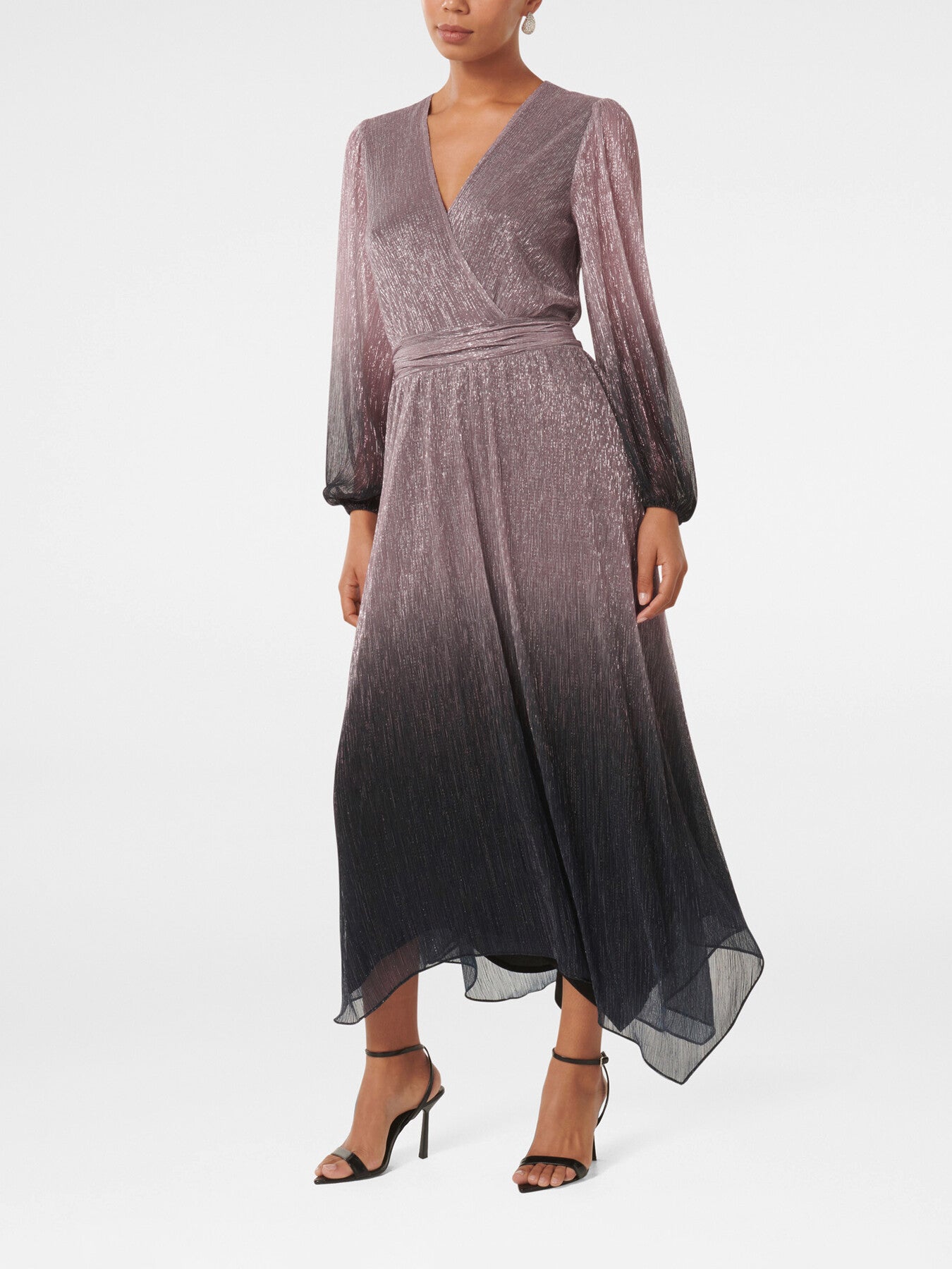 Gisele Ombre Plisse Maxi Dress
