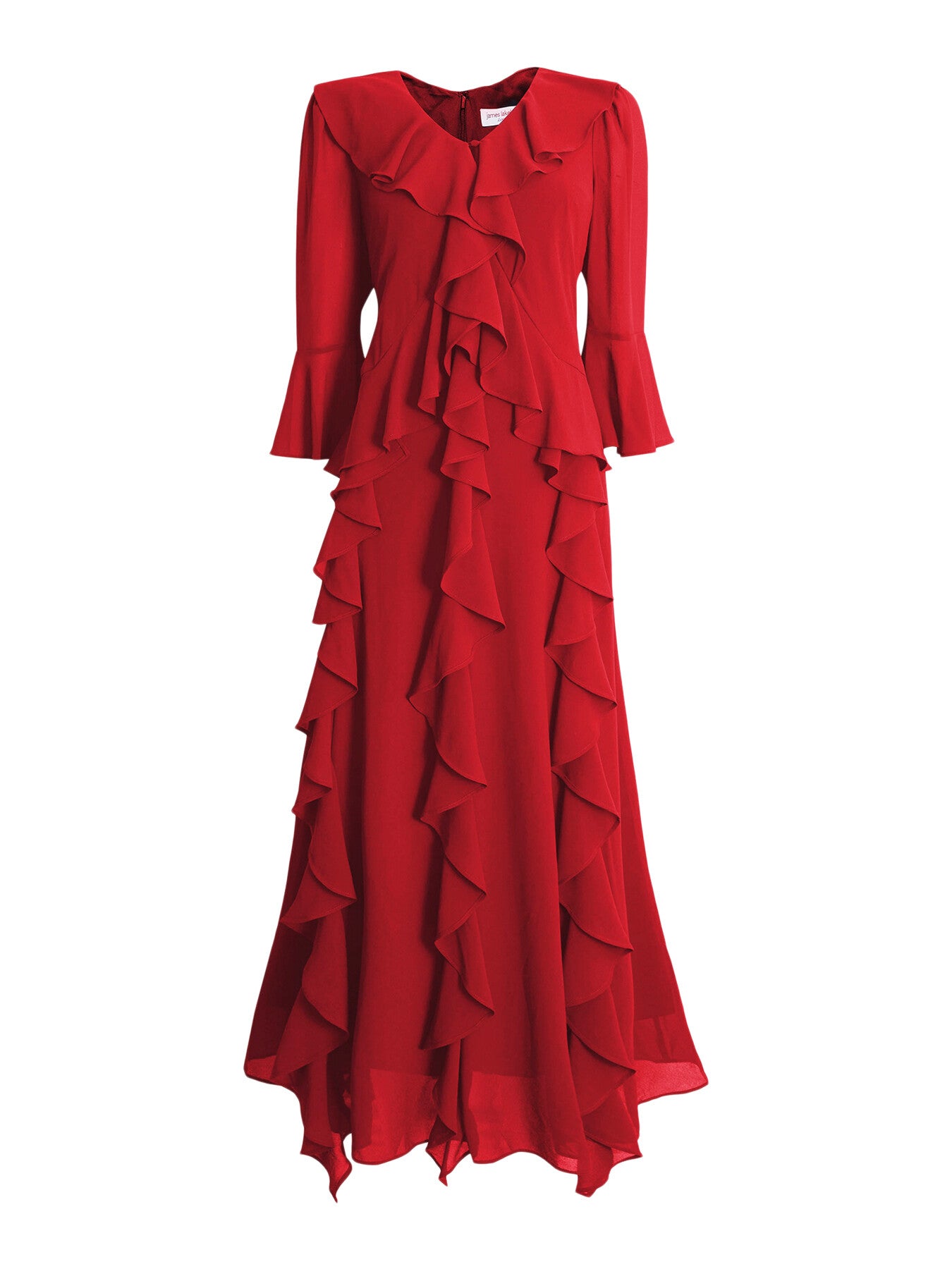 sachin and babi light blue dress Vintage Scarlet Layered Ruffle Dress main image 1