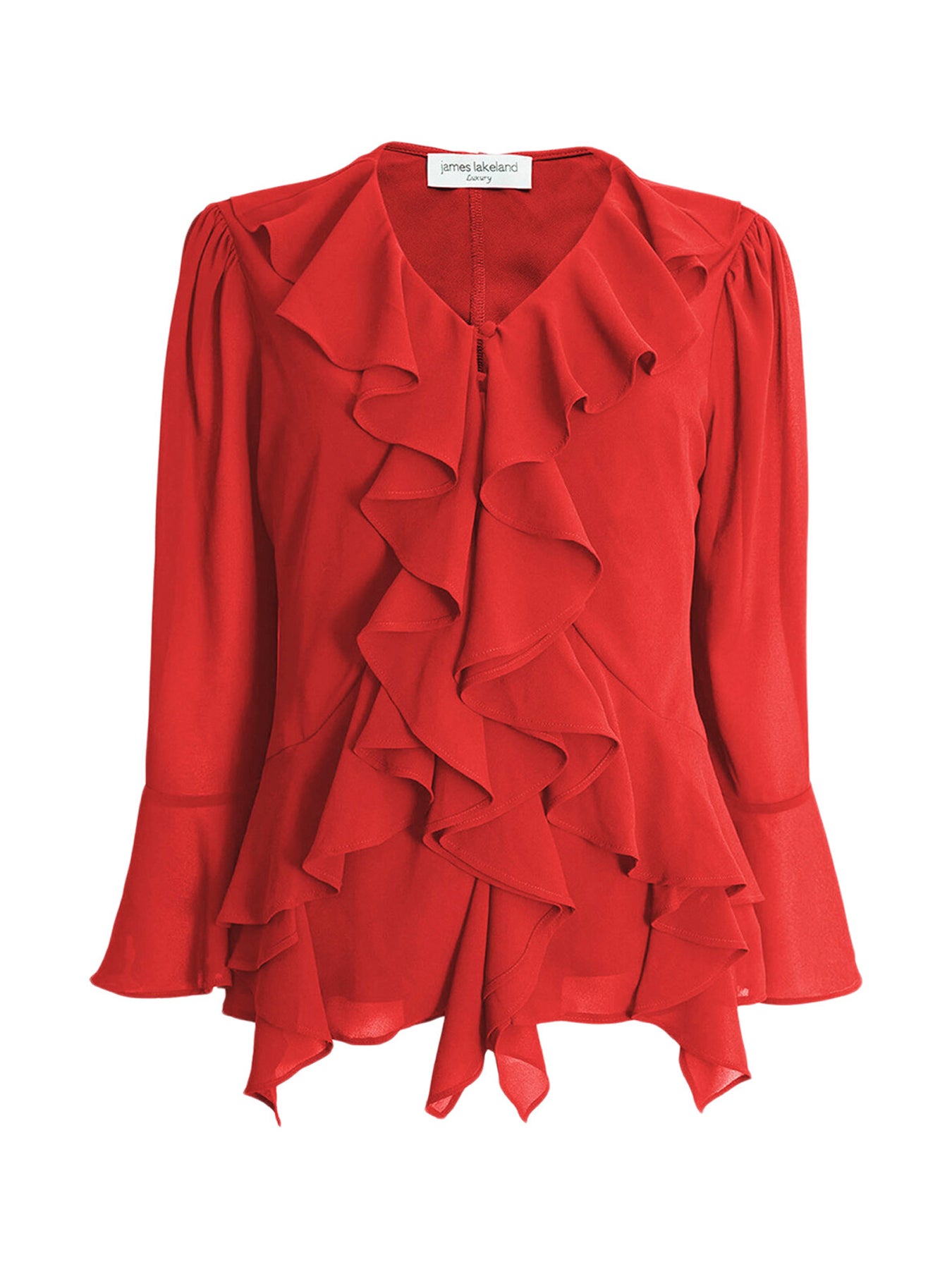 Chiffon Ruffle Shirt