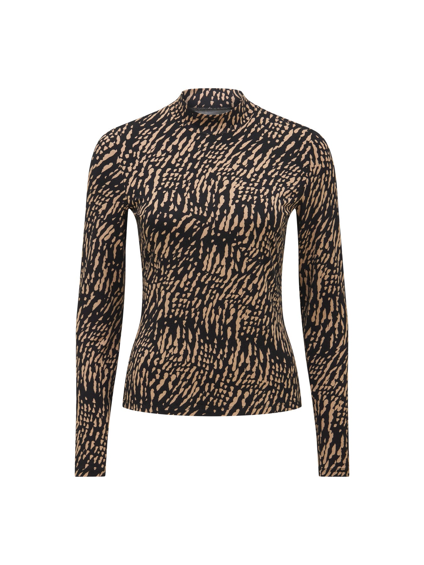 Valera High Neck Long Sleeves Top