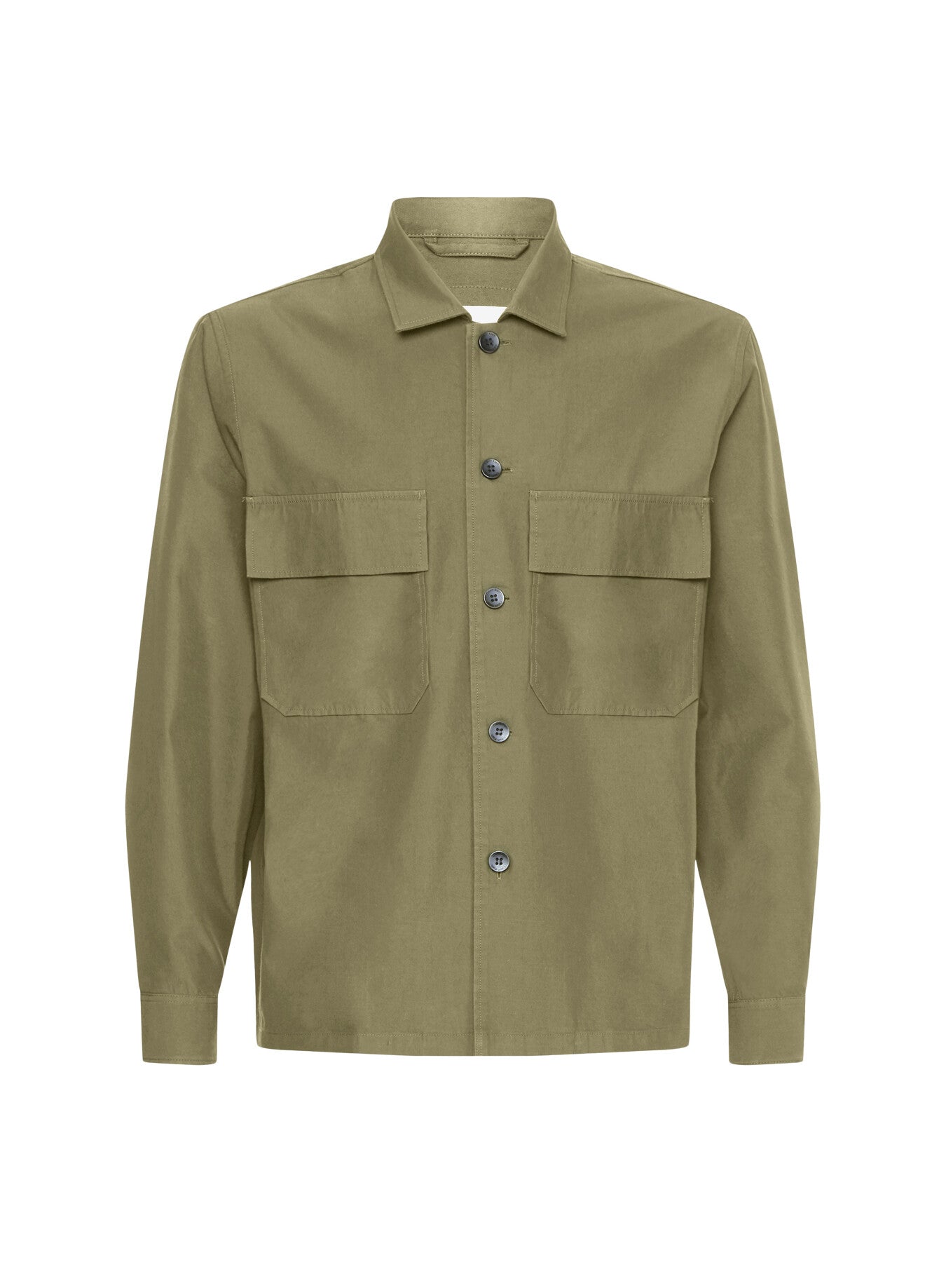 Boxy Twill Overshirt