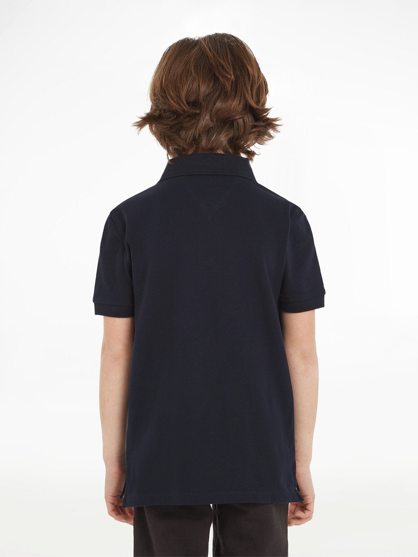 Kid's Organic Cotton Polo Shirt Black