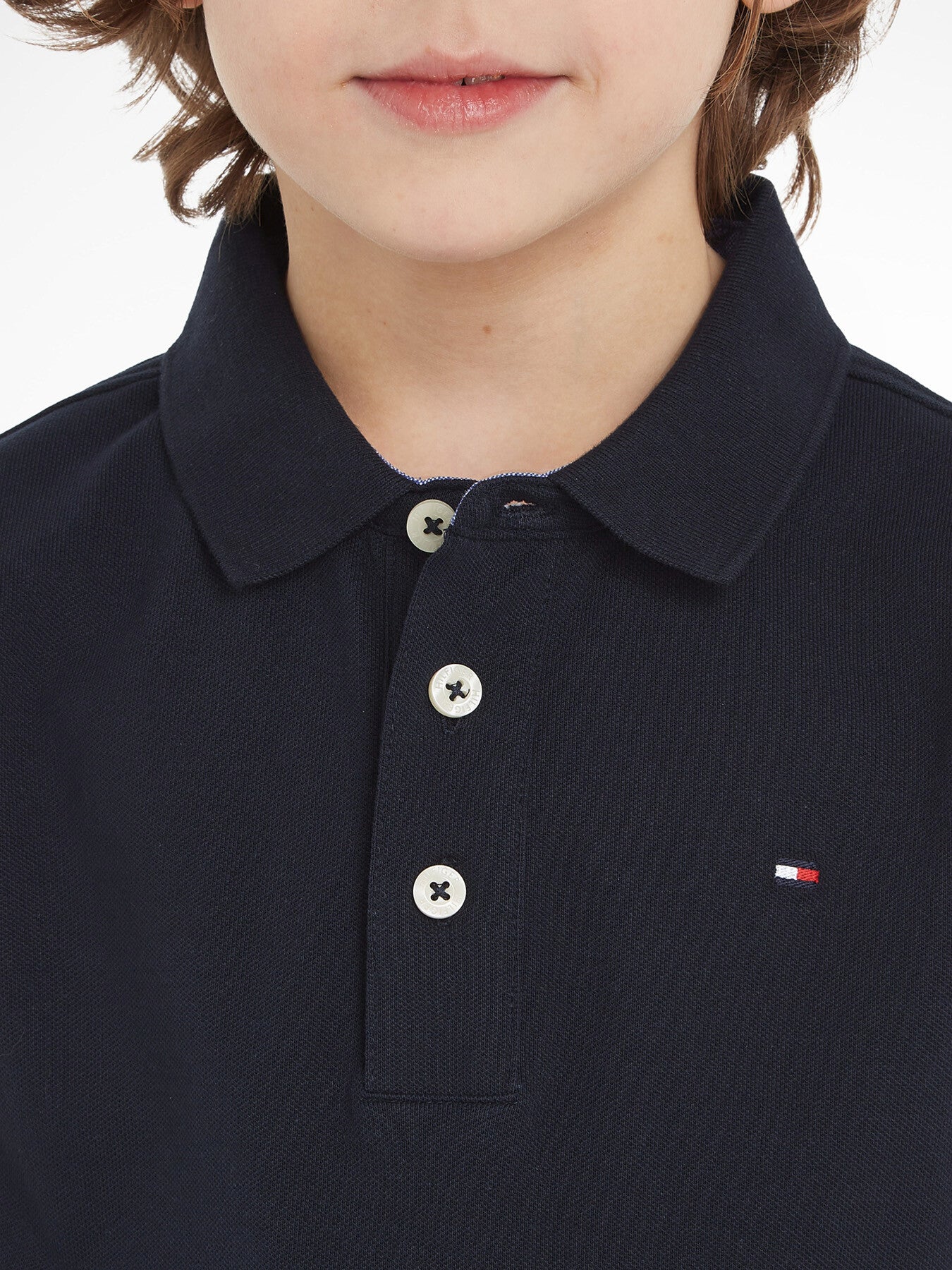 Kid's Organic Cotton Polo Shirt Black