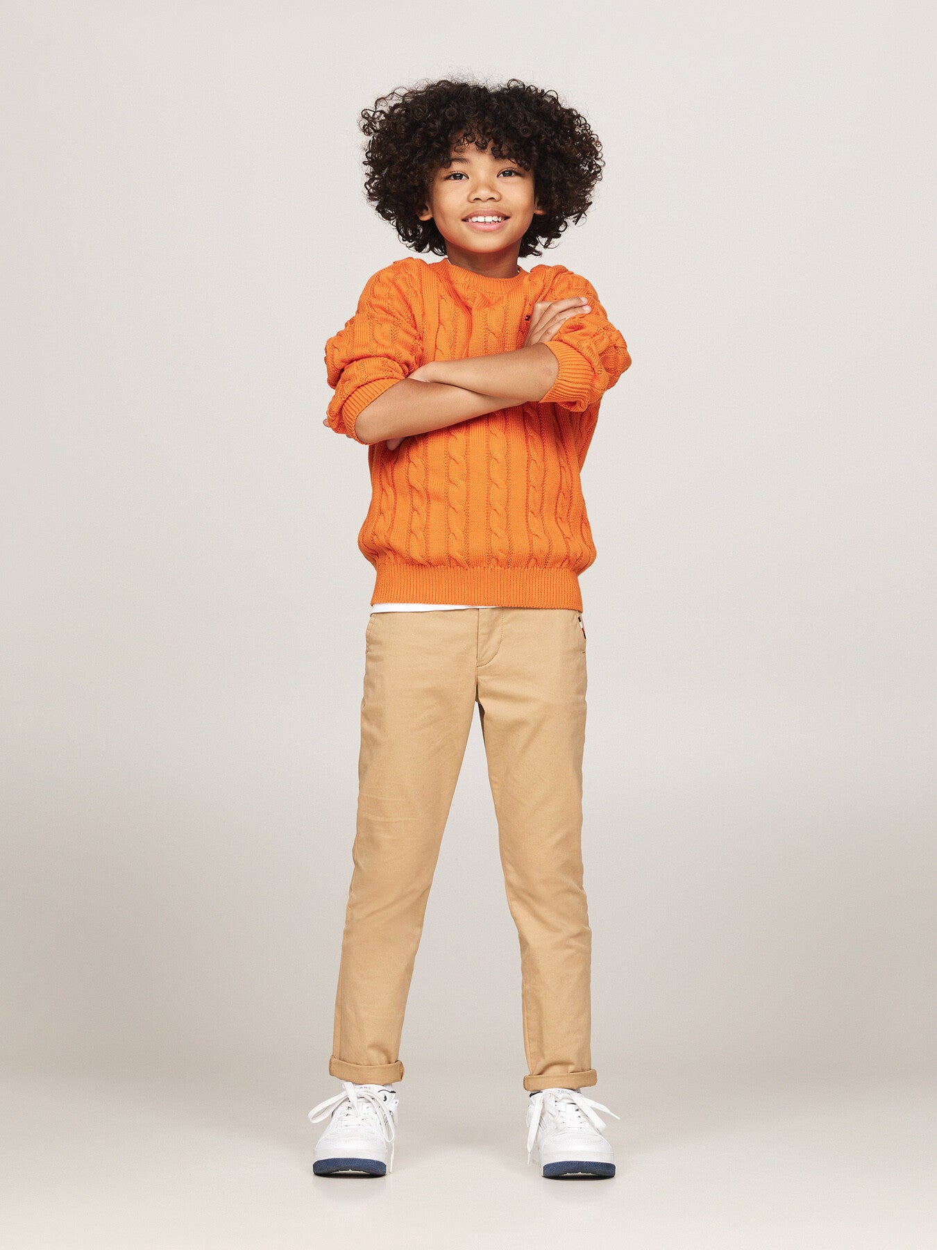 Cable Knit Crew Neck Jumper