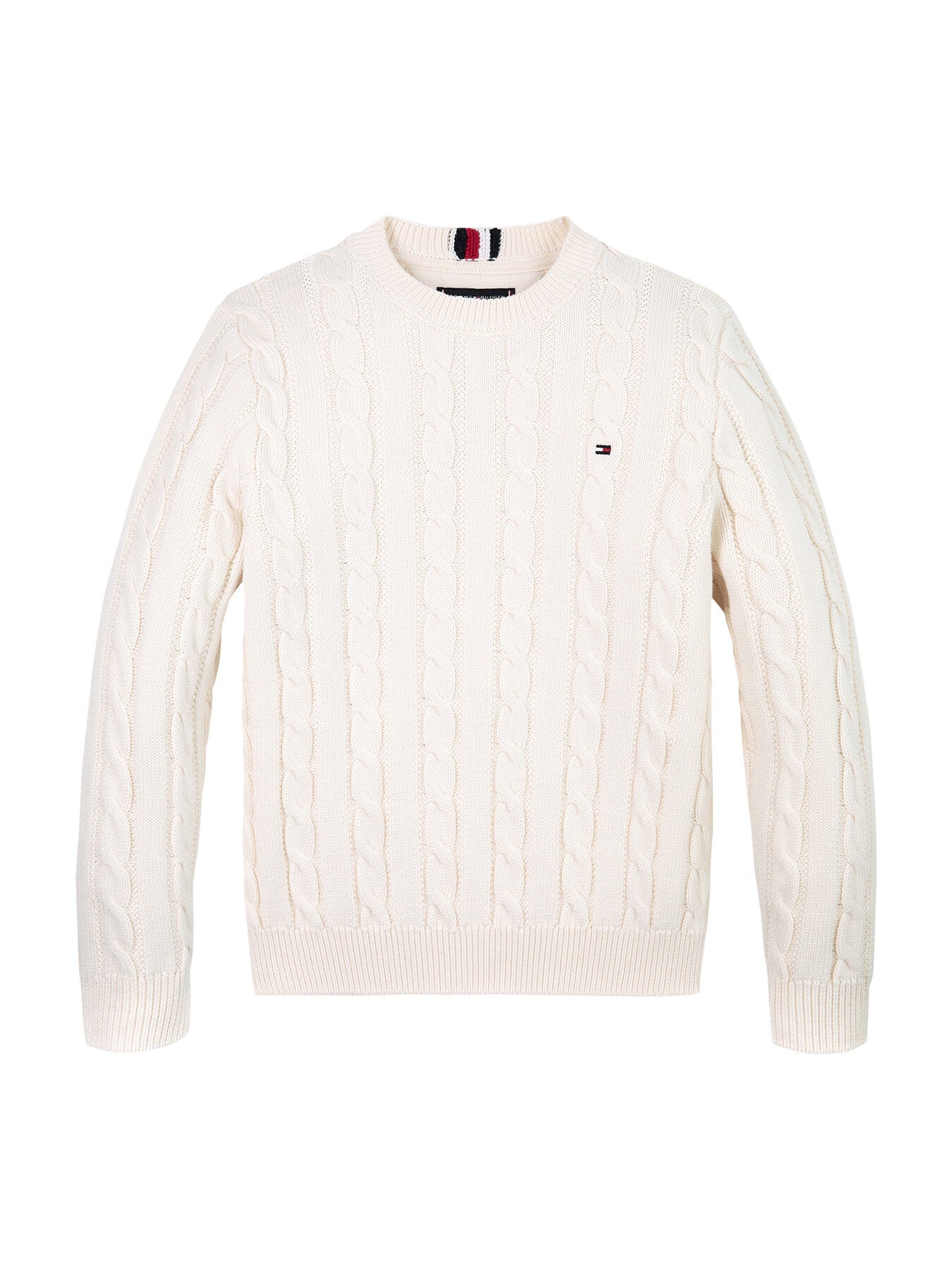 Cable Knit Crew Neck Jumper