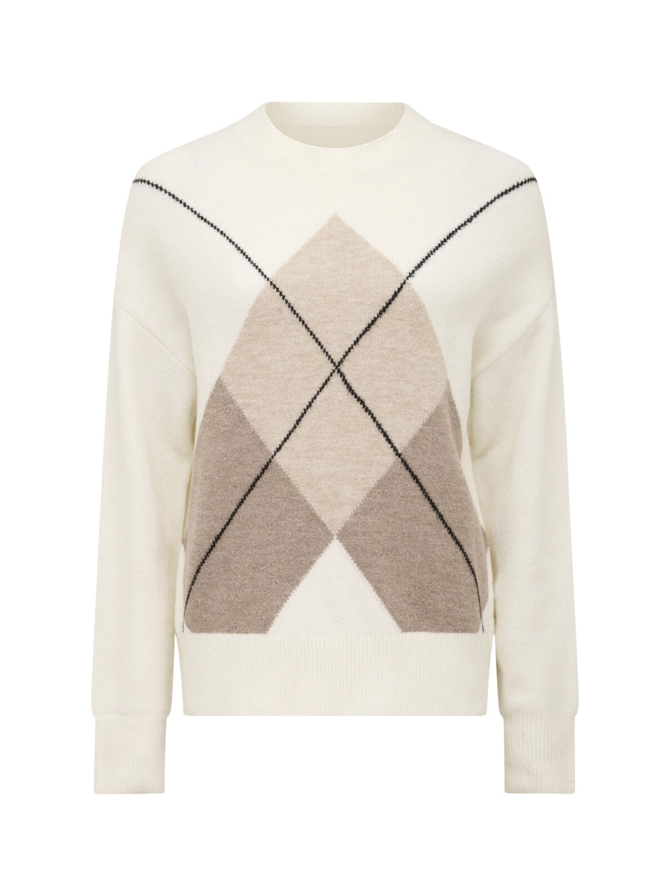 Emma Argyle Knit Sweater