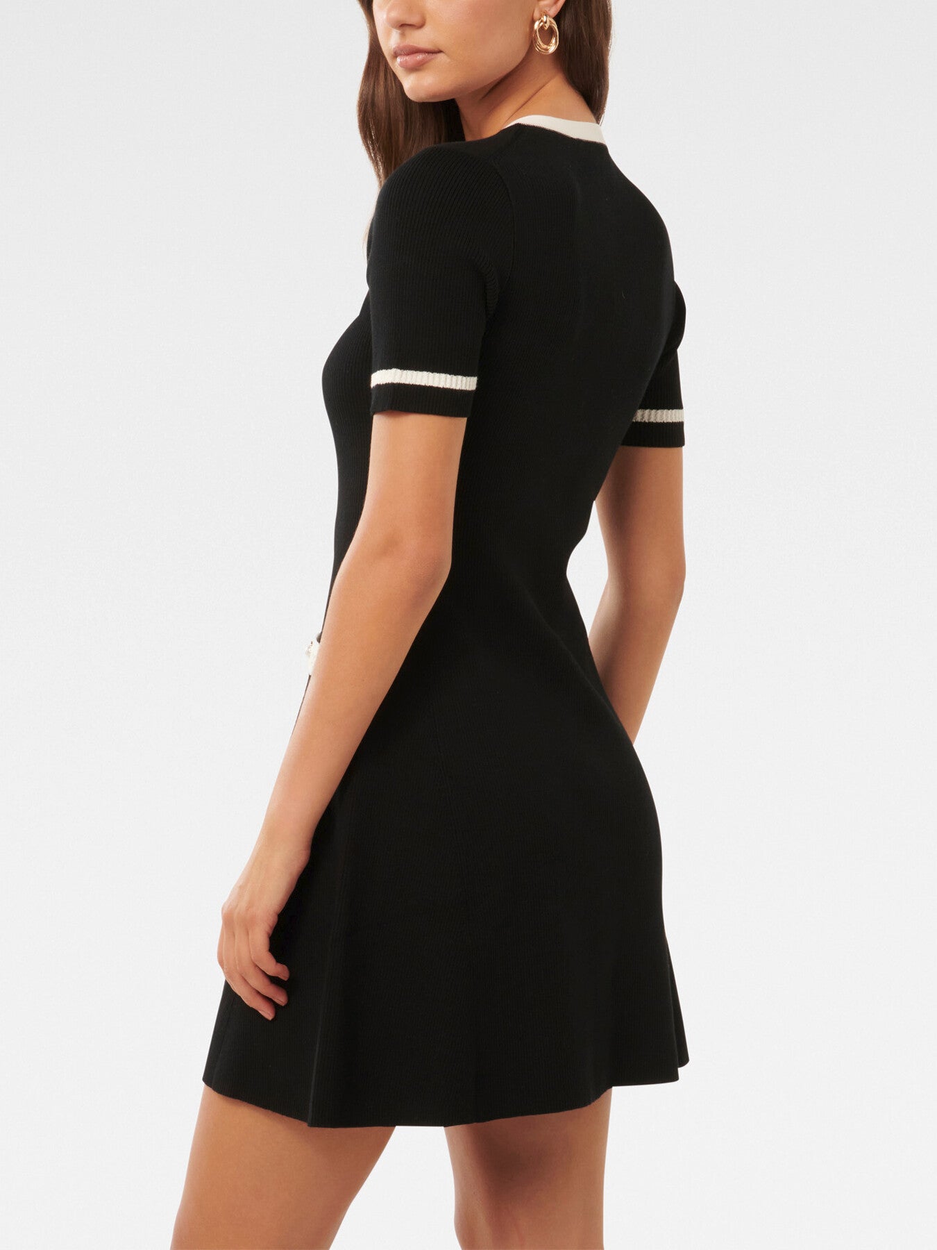 Kerry Contrast Knit Mini Dress