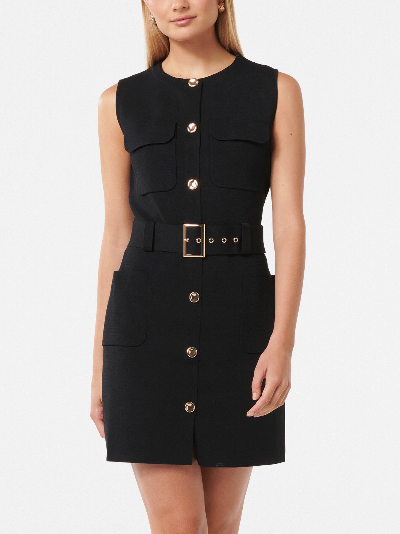 Parker Luxe Utility Mini Dress