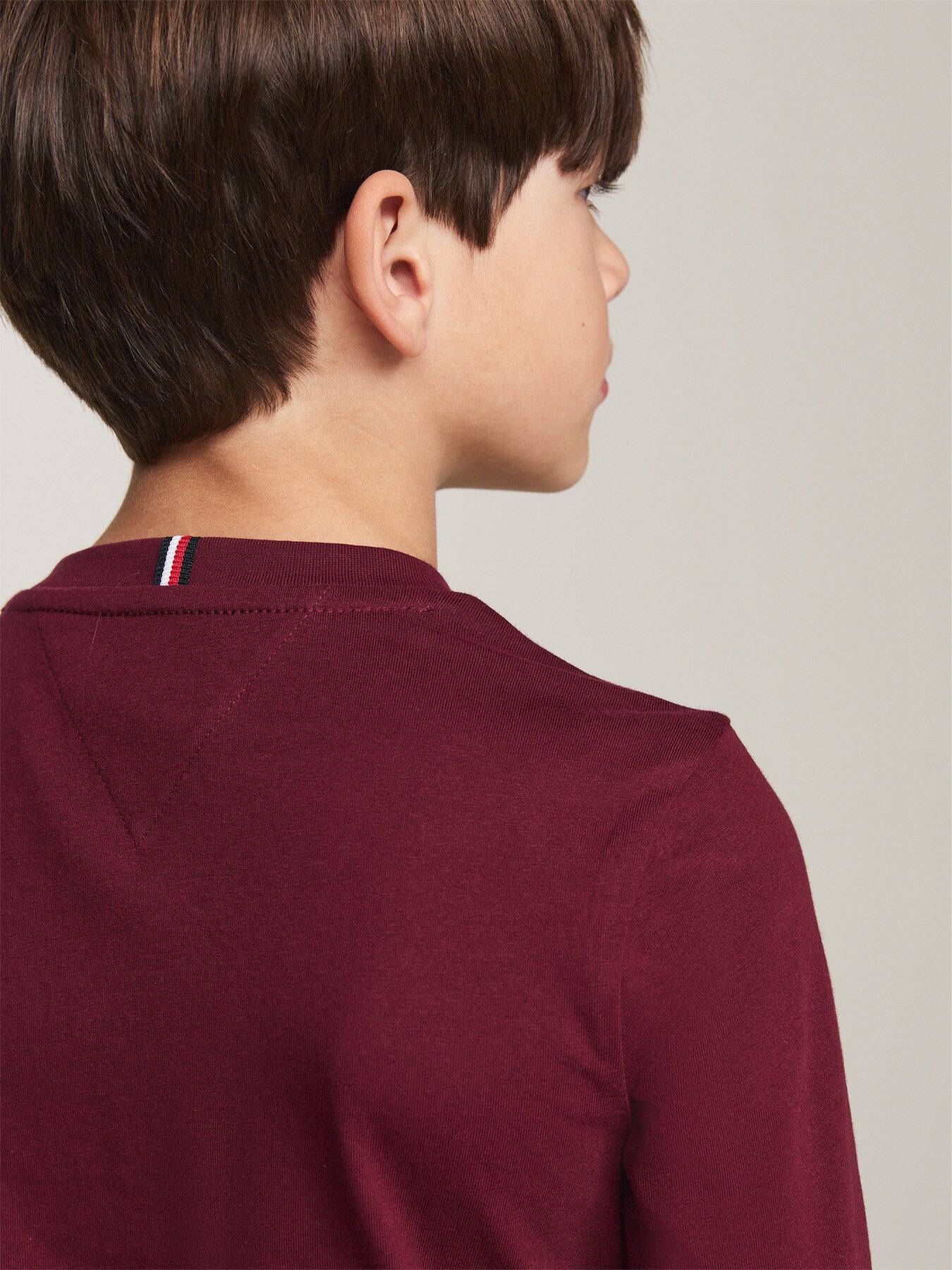 Kids’ Logo Print Long Sleeve T-Shirt Blue