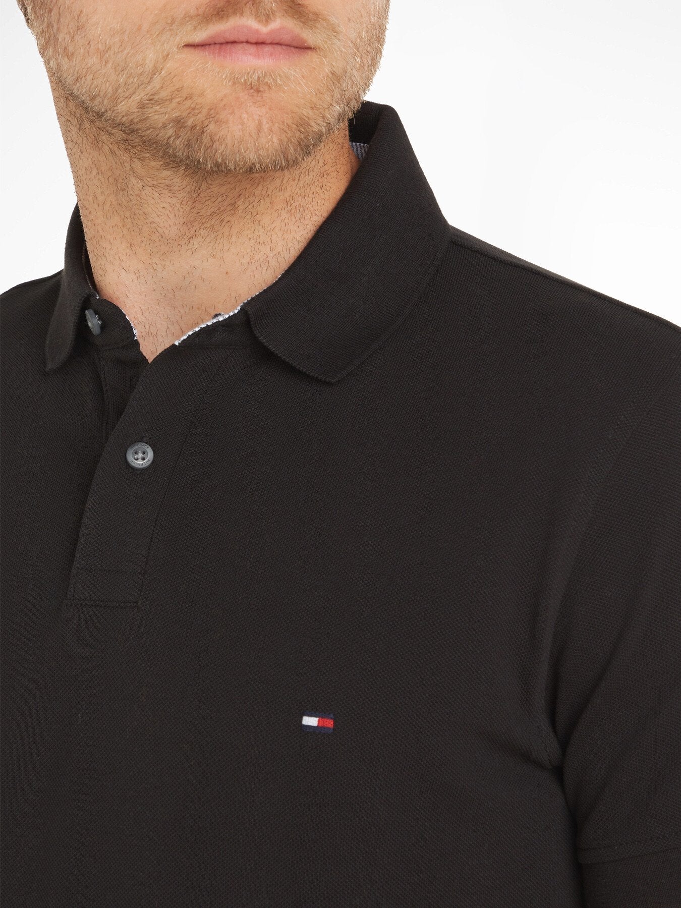Black1985 Regular Polo Top