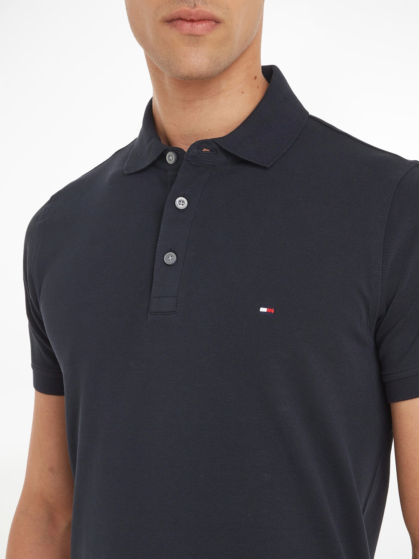 White1985 Slim Polo Top