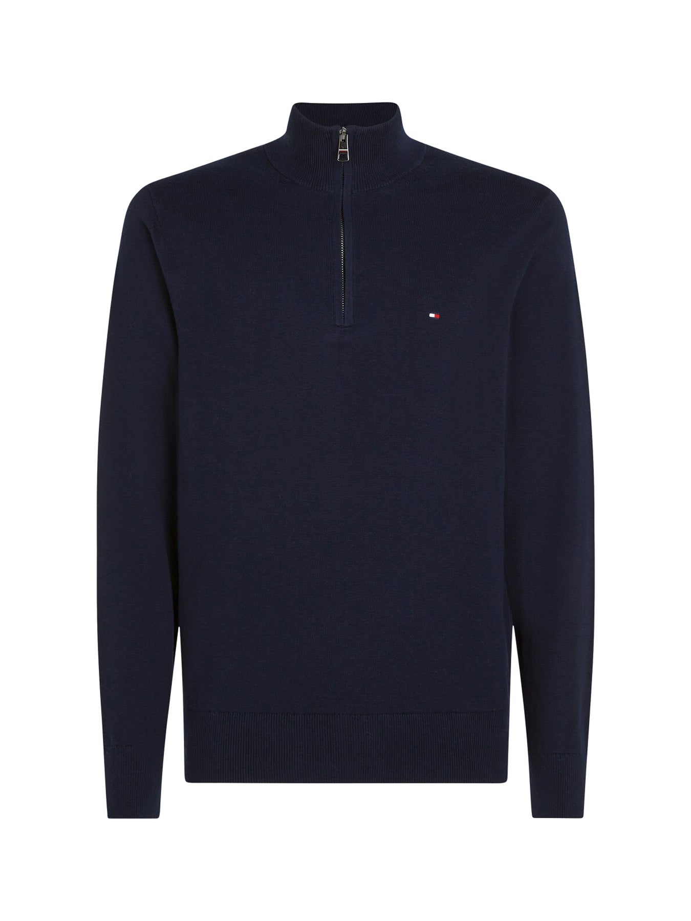 Pima Cashmere Blend Zip Sweater